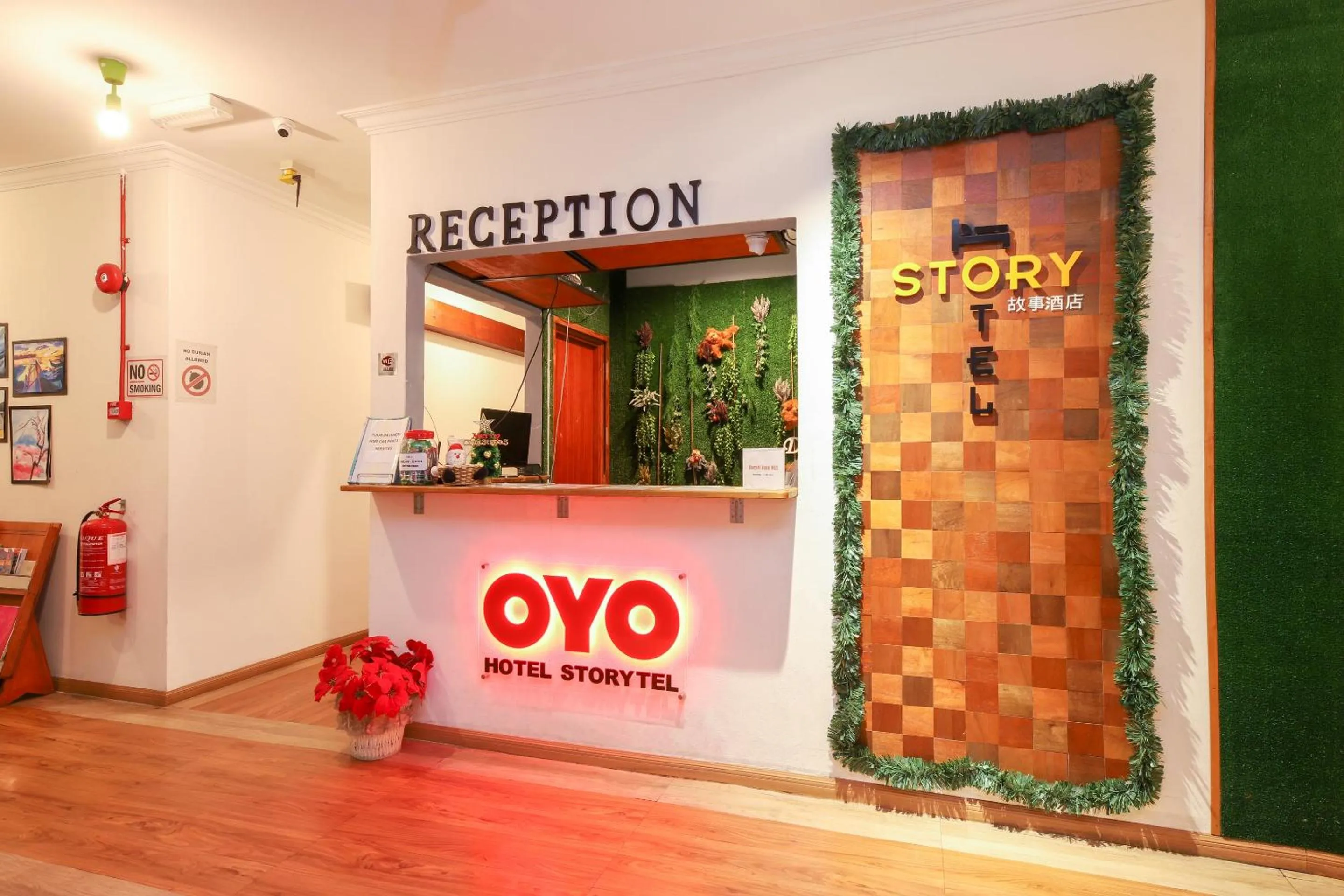 Lobby or reception in Hotel O Storytel
