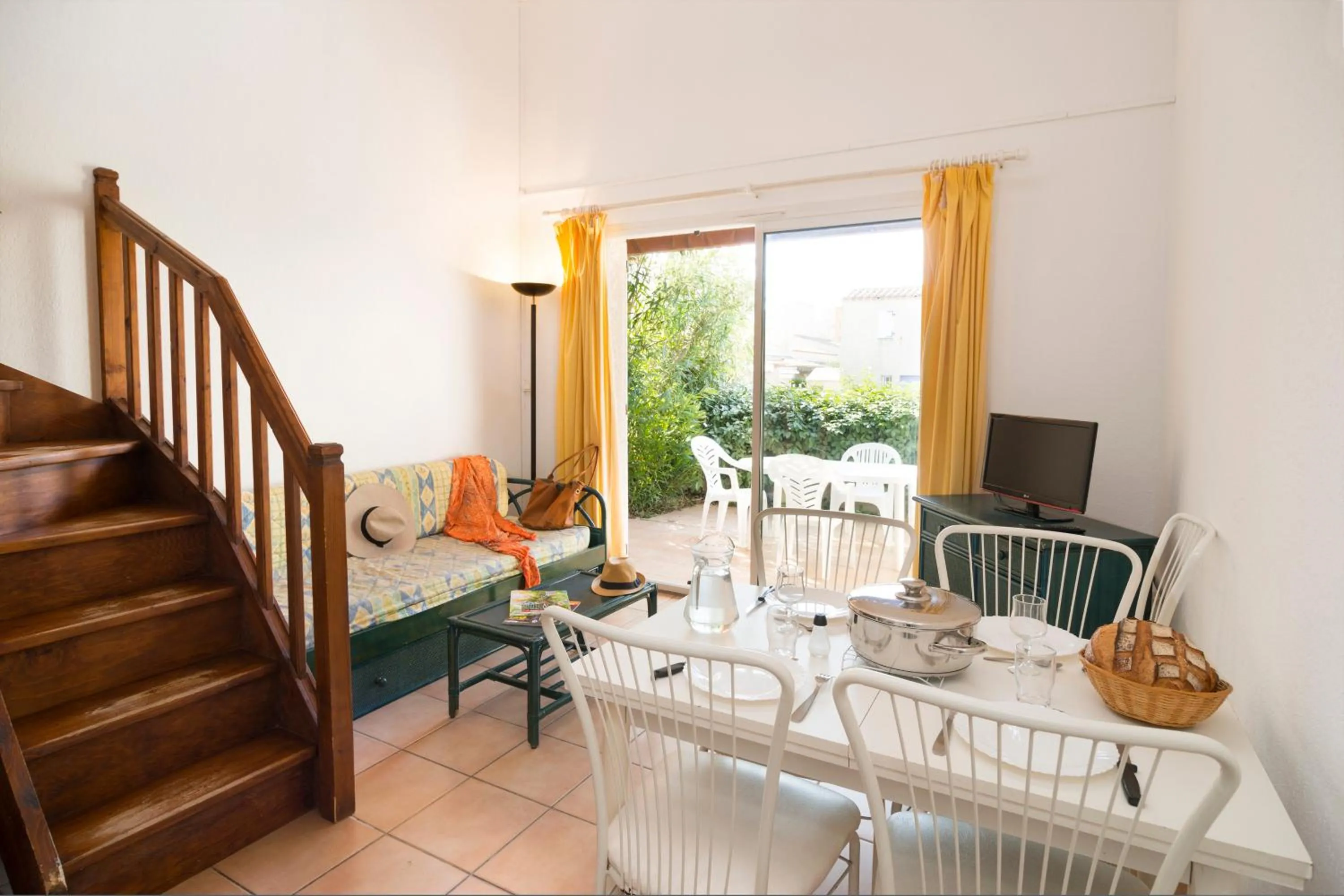 Living room in Vacancéole - Résidence Samaria Village - Hacienda Beach