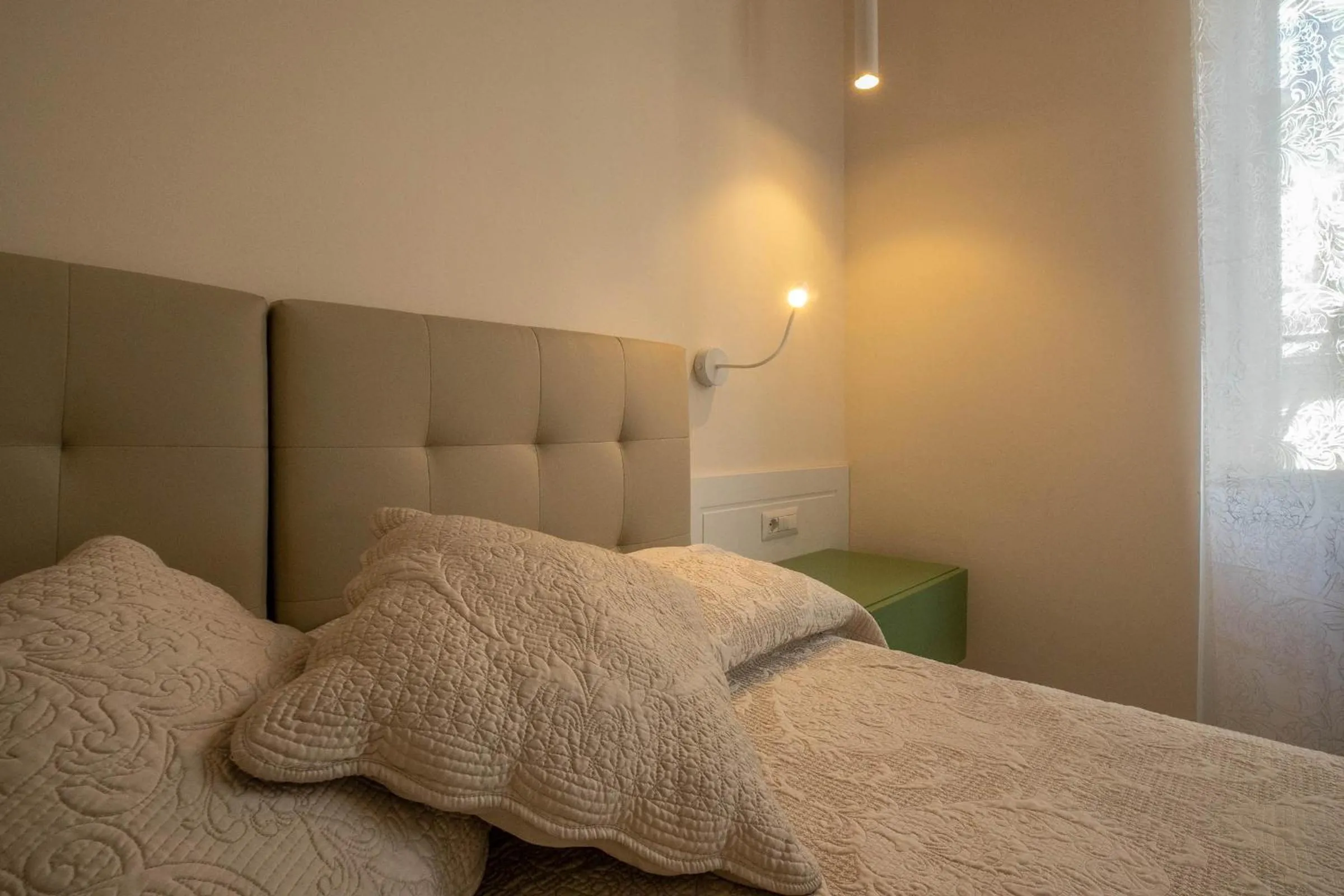 Decorative detail, Bed in Residenza Eleonora