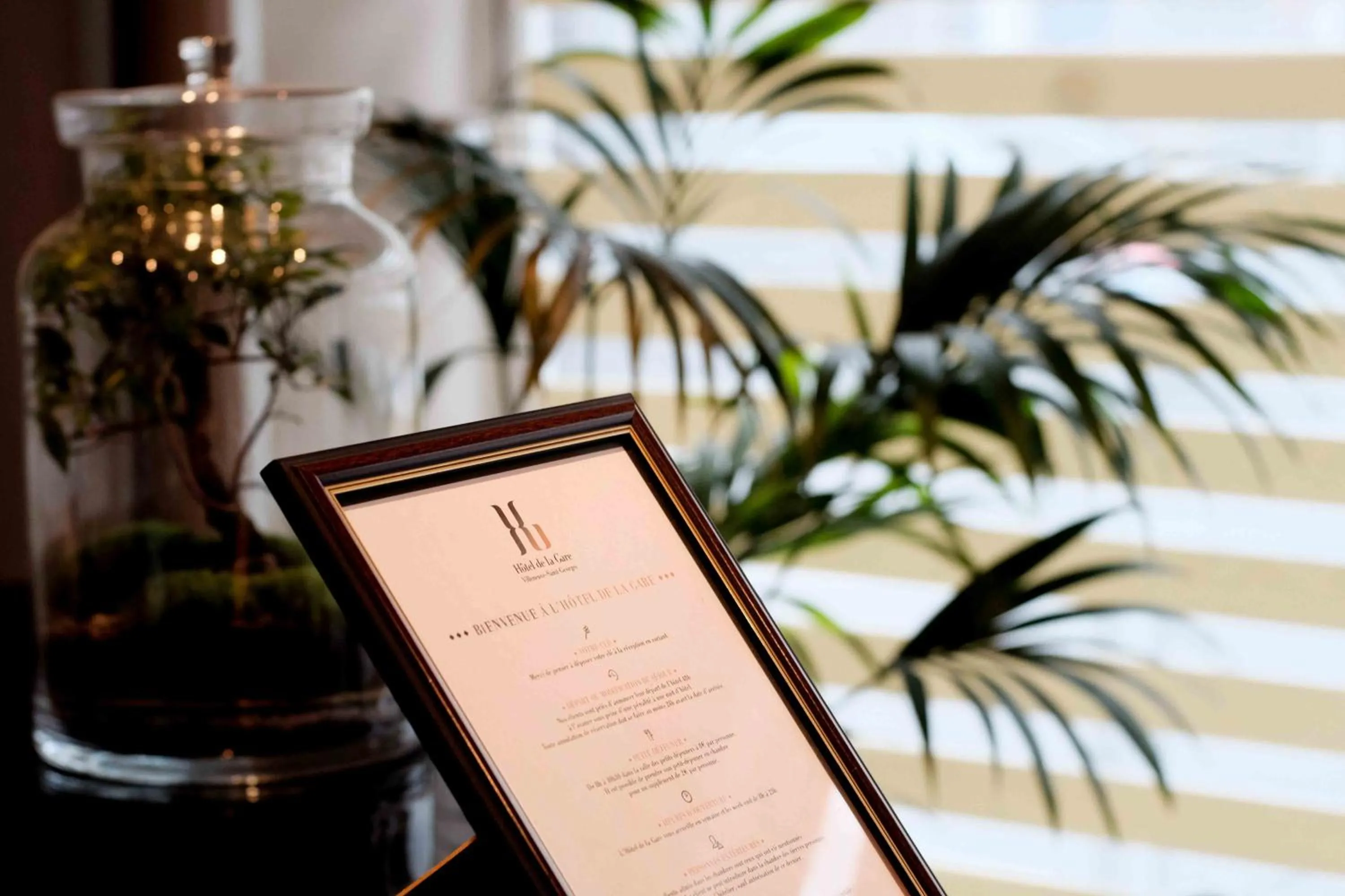 Lobby or reception in Hôtel De La Gare