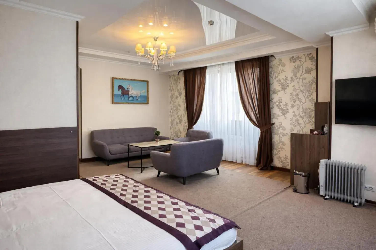 Bed in Bishkek Centrum Hotel Bed in Bishkek Centrum Hotel