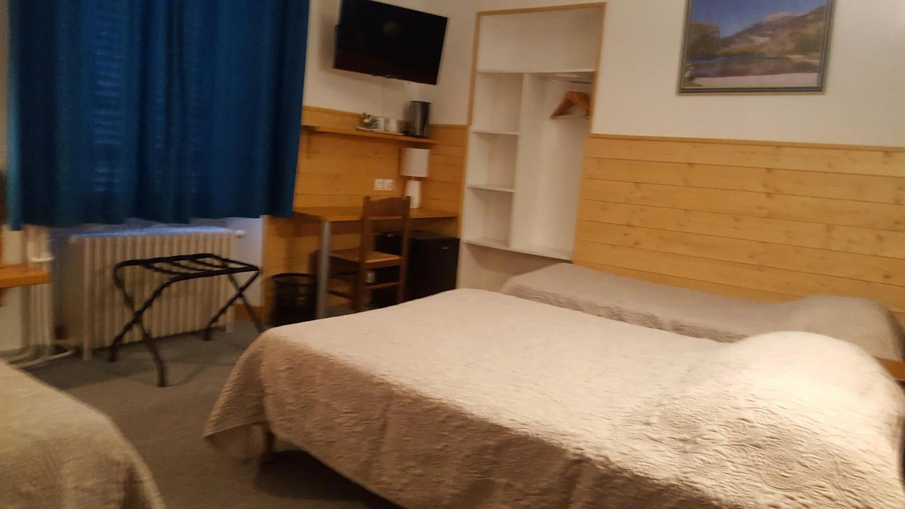 Bedroom, Bed in Hotel Glaizette