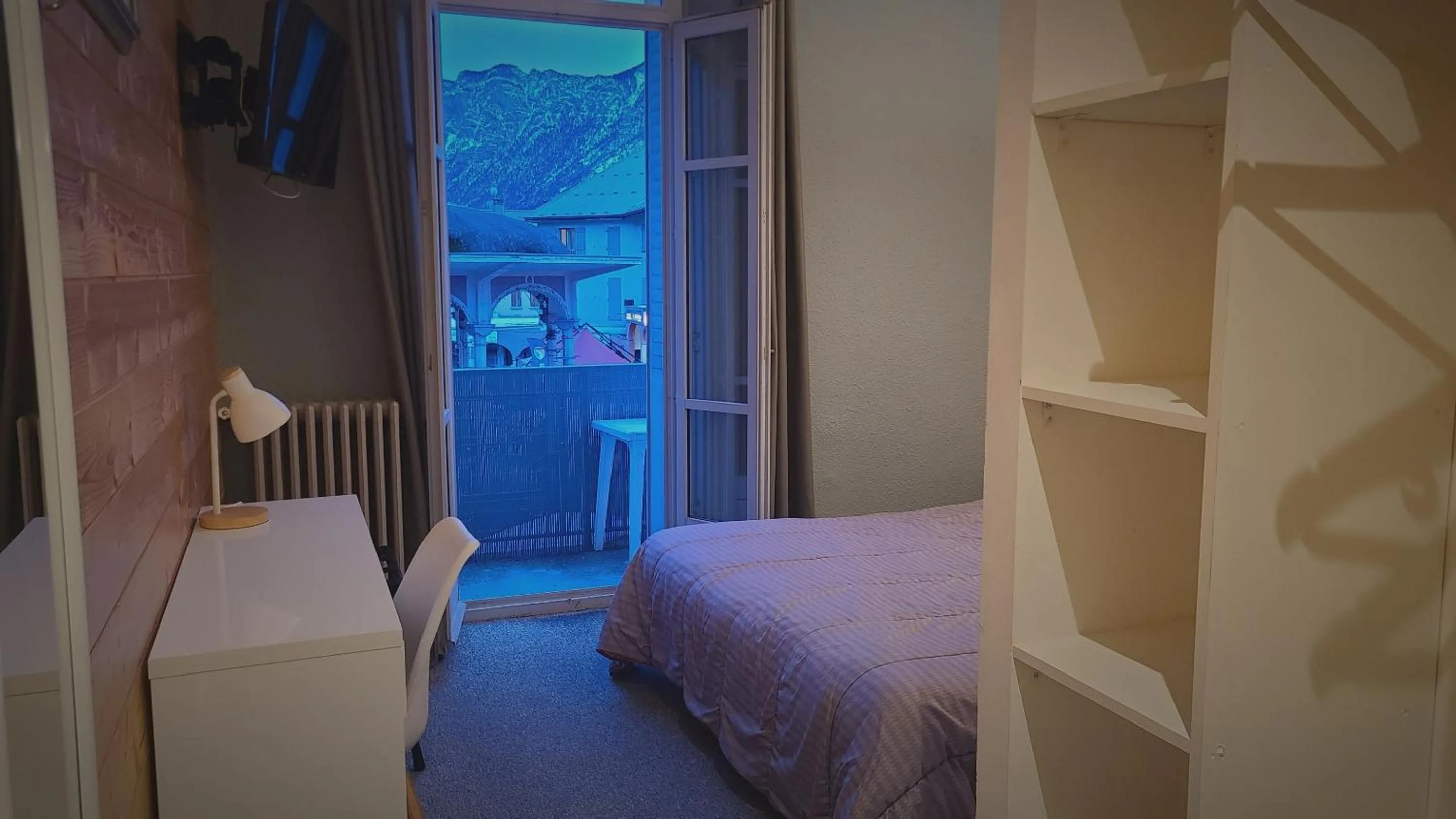 Bedroom, Bed in Hotel Glaizette