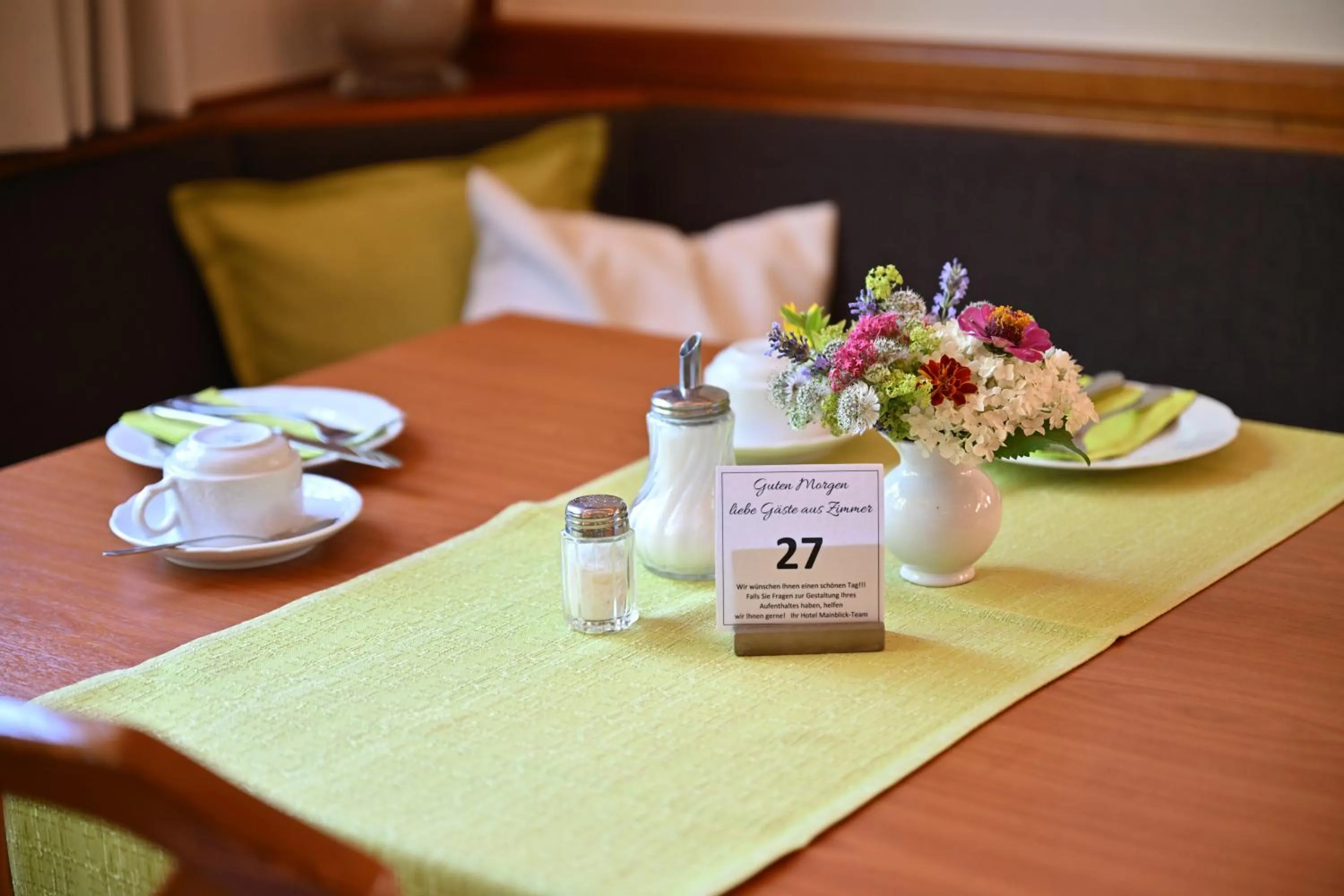 Seating area in Hotel Mainblick Garni