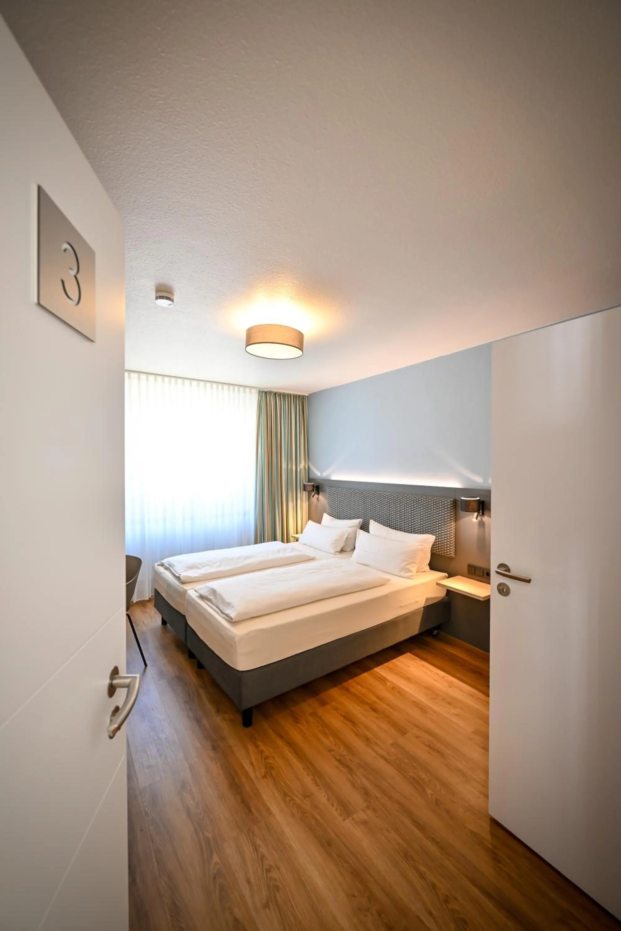 Bed in Hotel Mainblick Garni