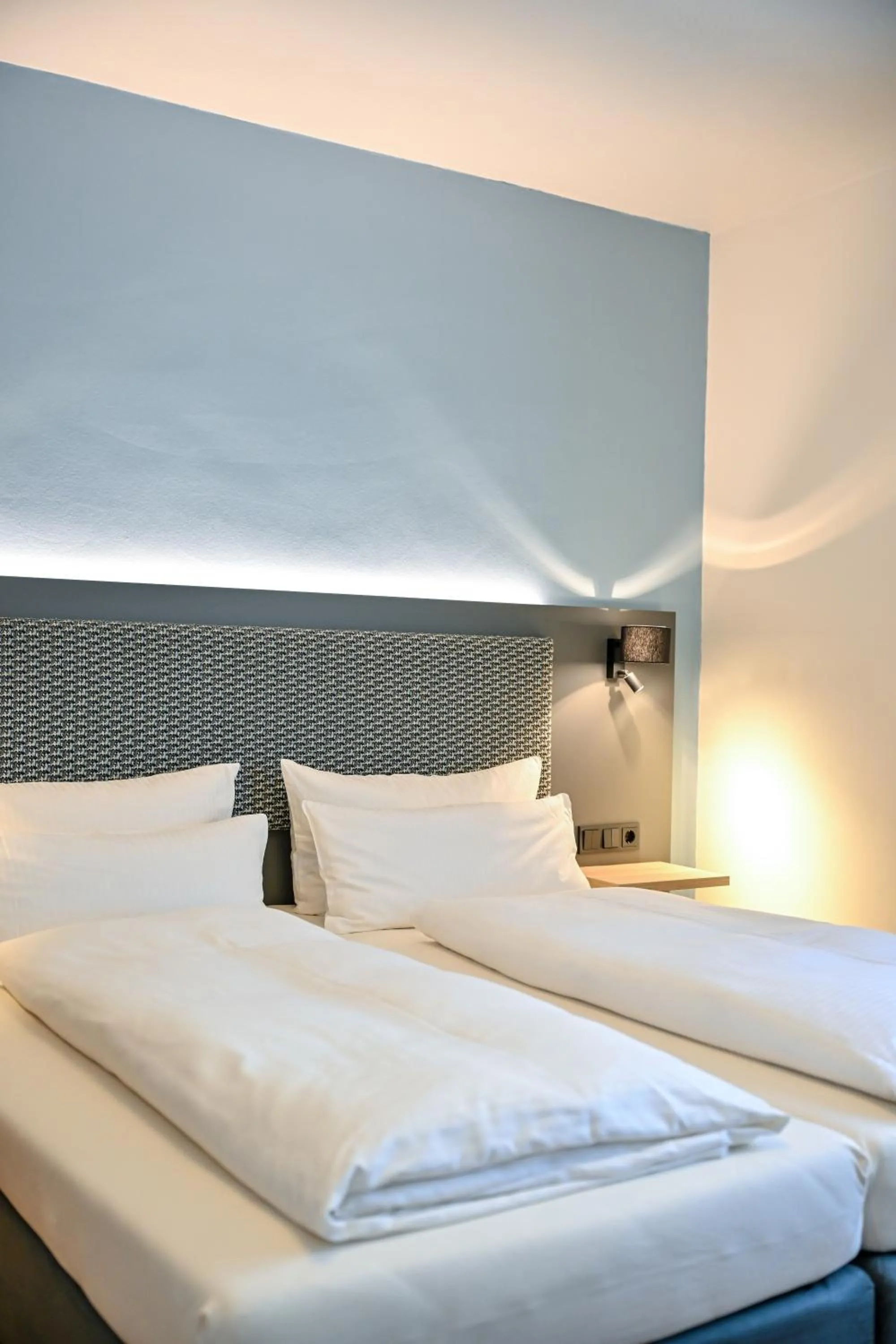 Bed in Hotel Mainblick Garni