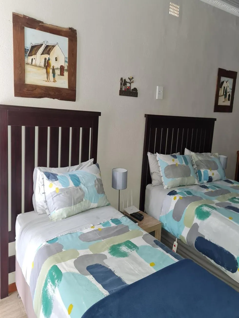 Bedroom, Bed in Skietberg Lodge