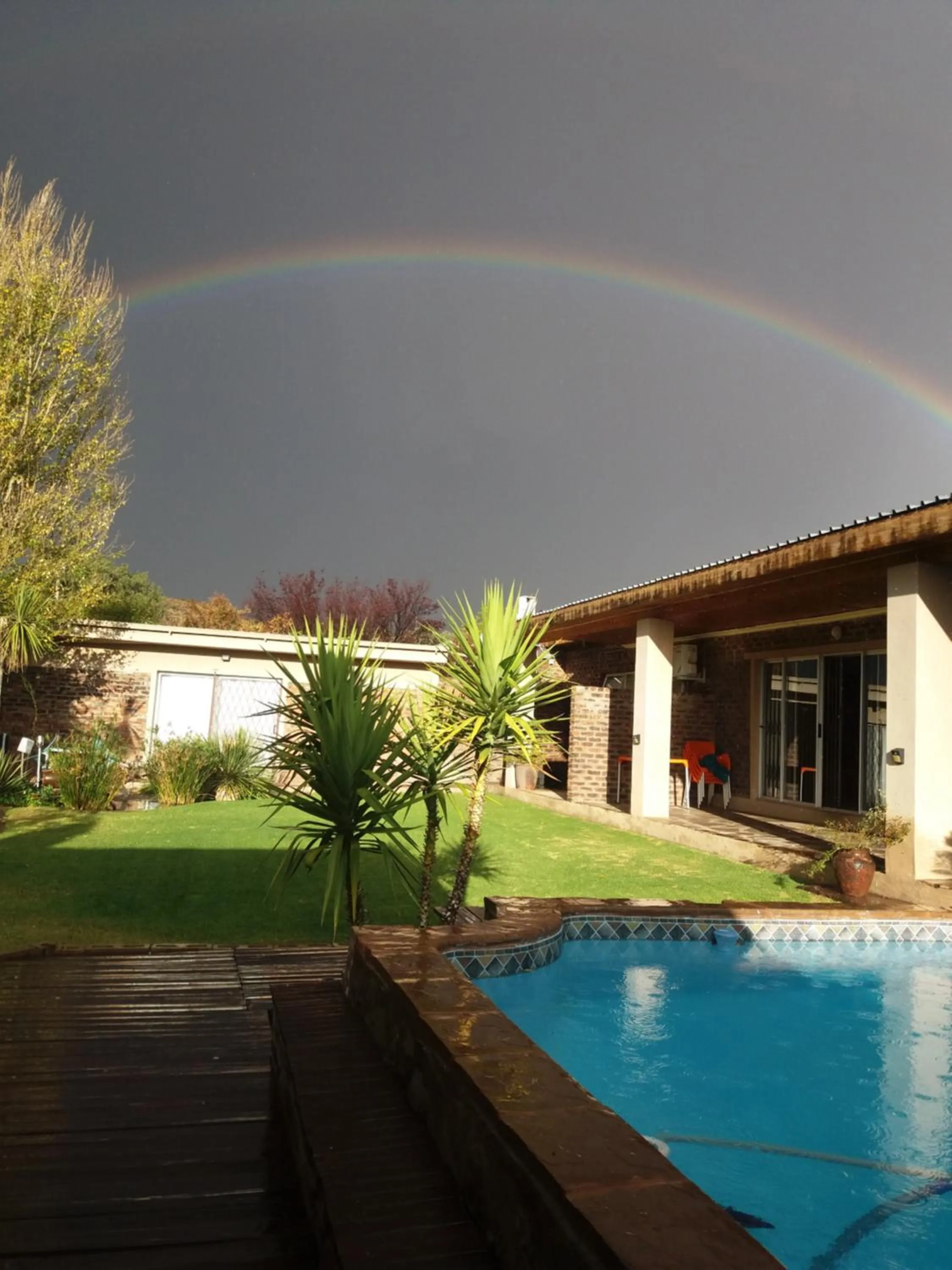Swimming pool in Skietberg Lodge