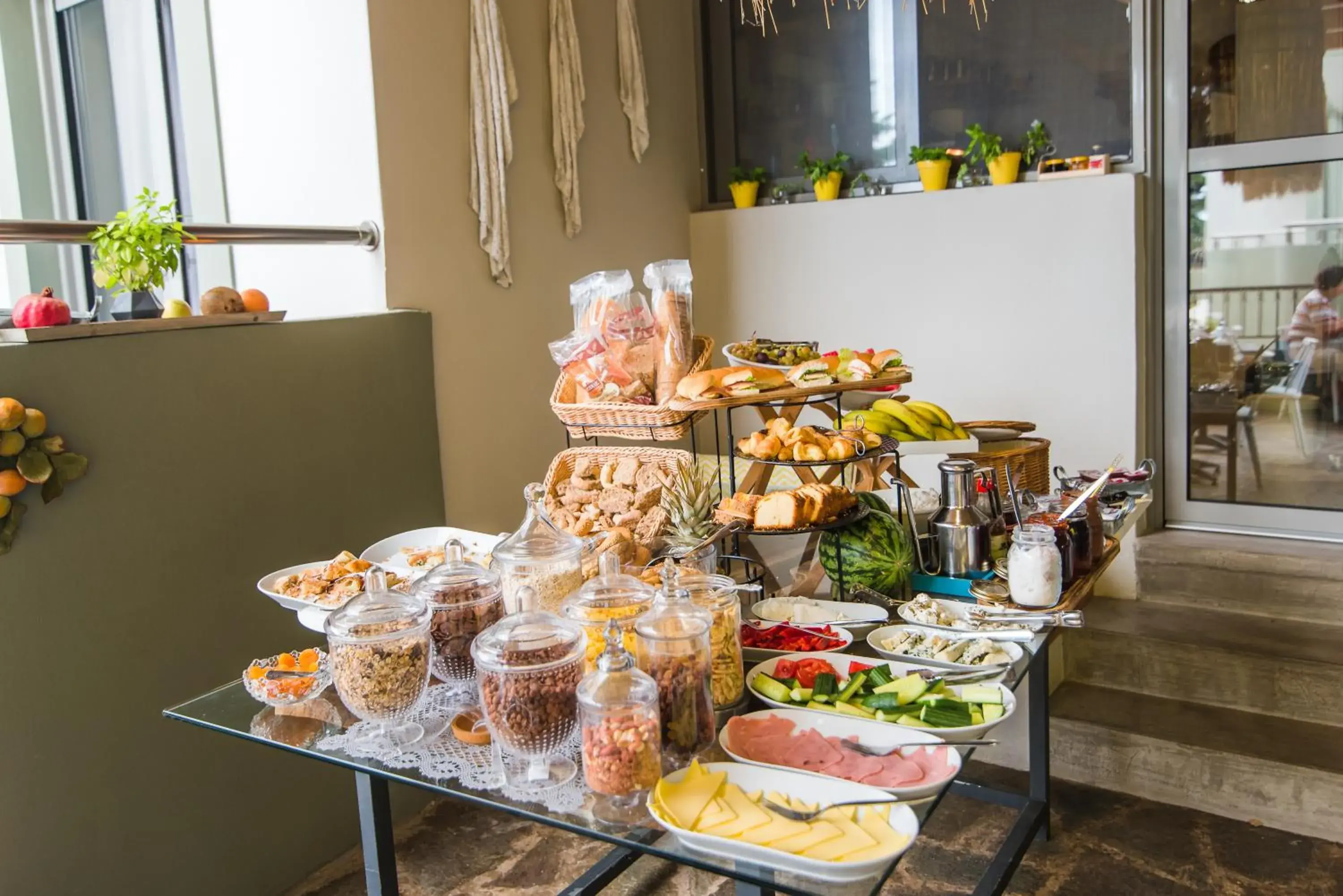 Buffet breakfast in Sunshine Boutique Hotel by Estia Buffet breakfast in Sunshine Boutique Hotel by Estia