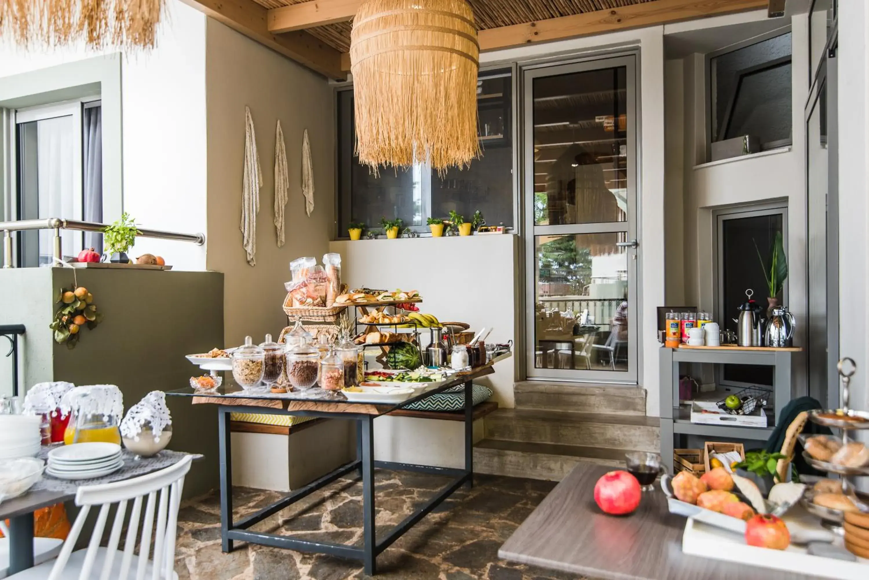 Buffet breakfast in Sunshine Boutique Hotel by Estia Buffet breakfast in Sunshine Boutique Hotel by Estia