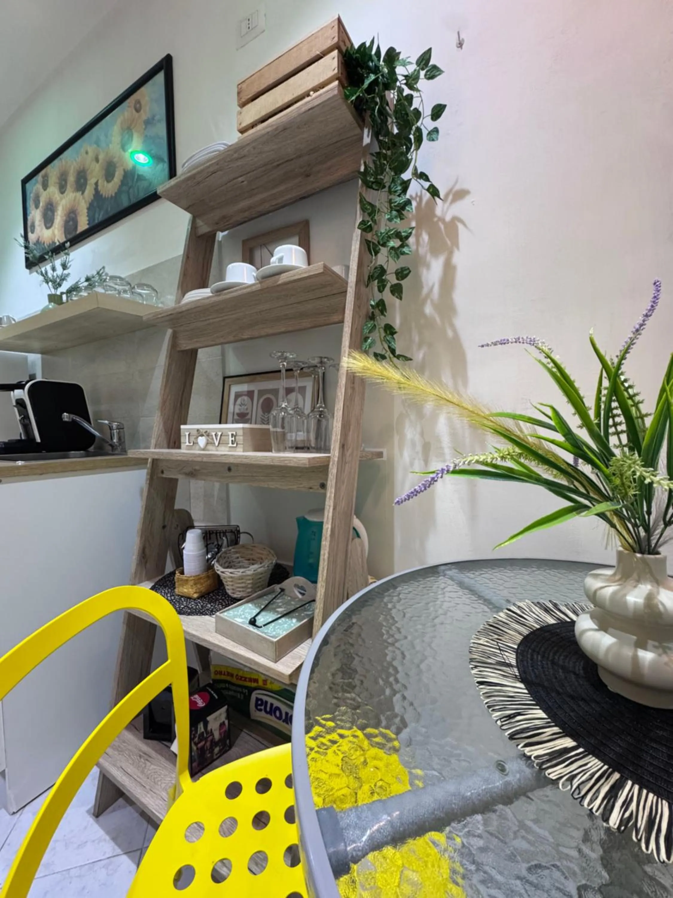 Kitchen or kitchenette in B&b La Ferrovia