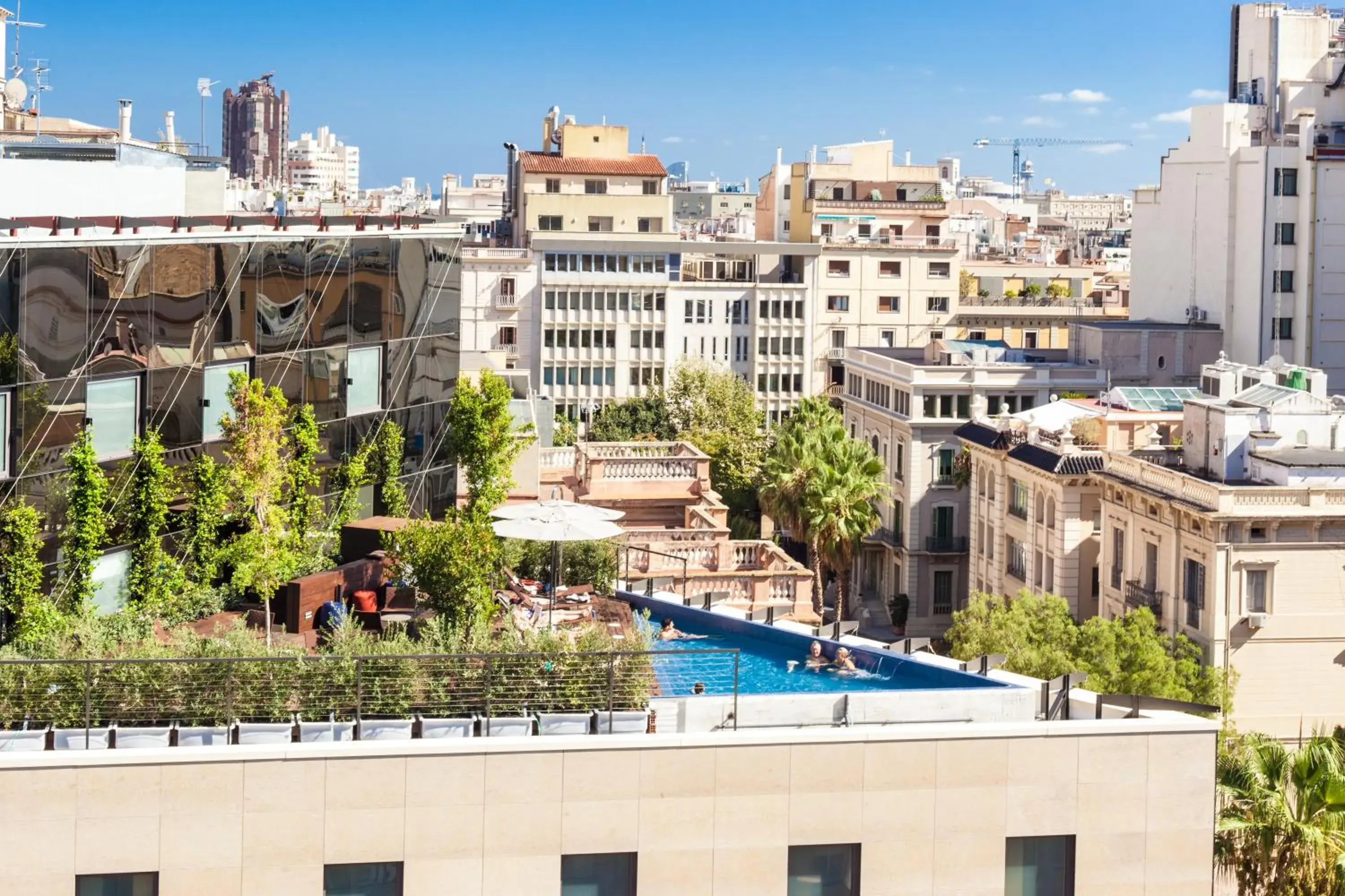City view in Eurostars Barcelona Central City view in Eurostars Barcelona Central
