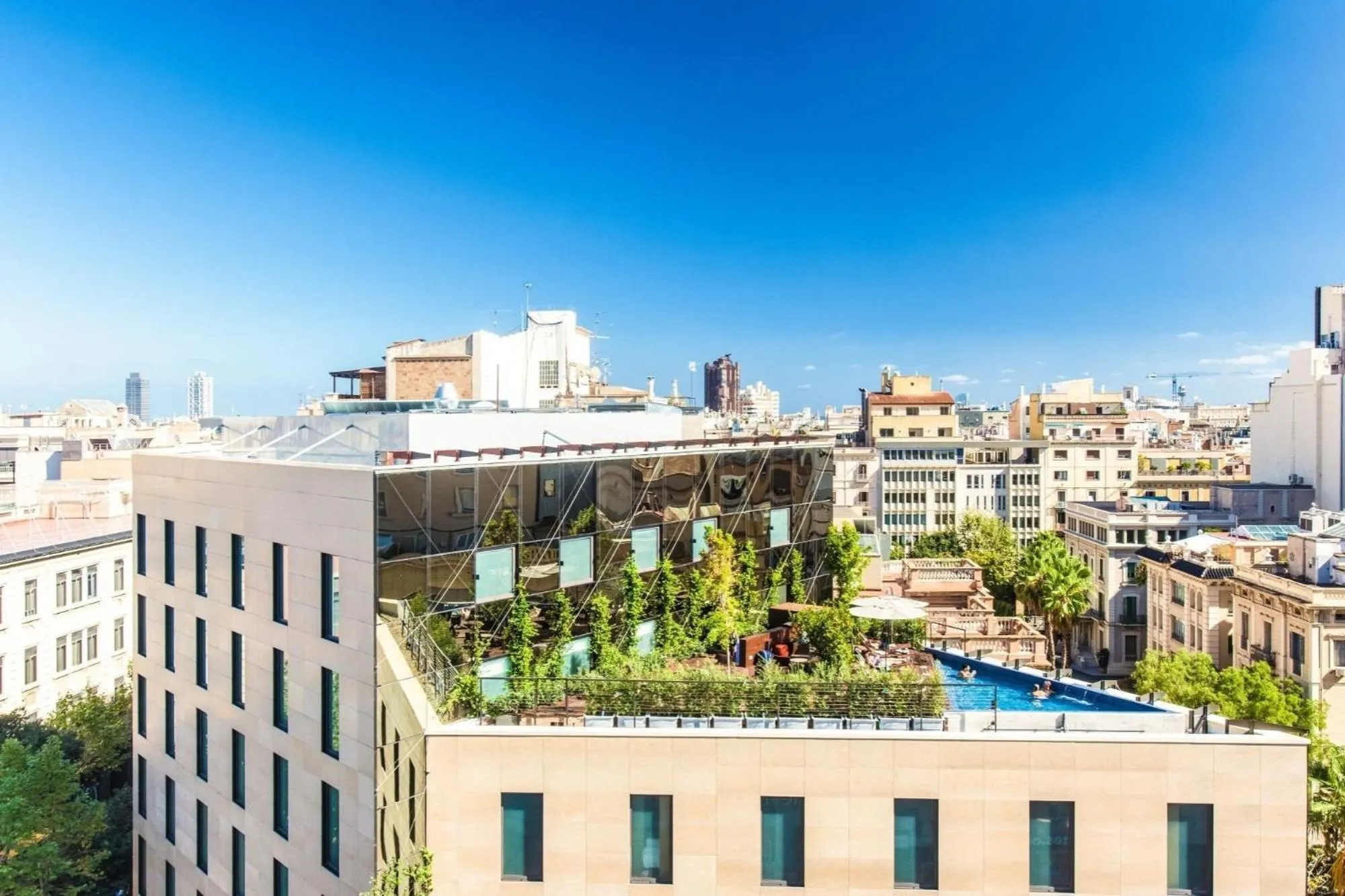 City view in Eurostars Barcelona Central