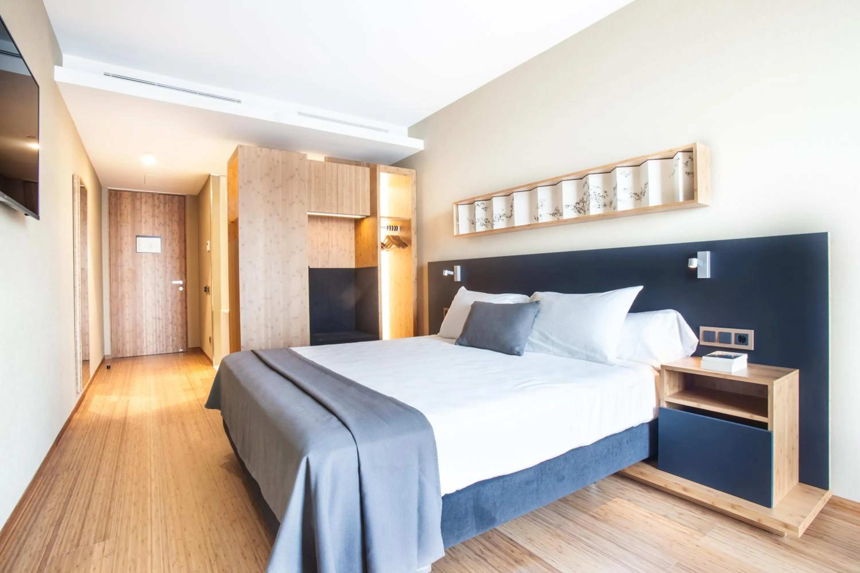 Bedroom, Bed in Ocean Drive Barcelona