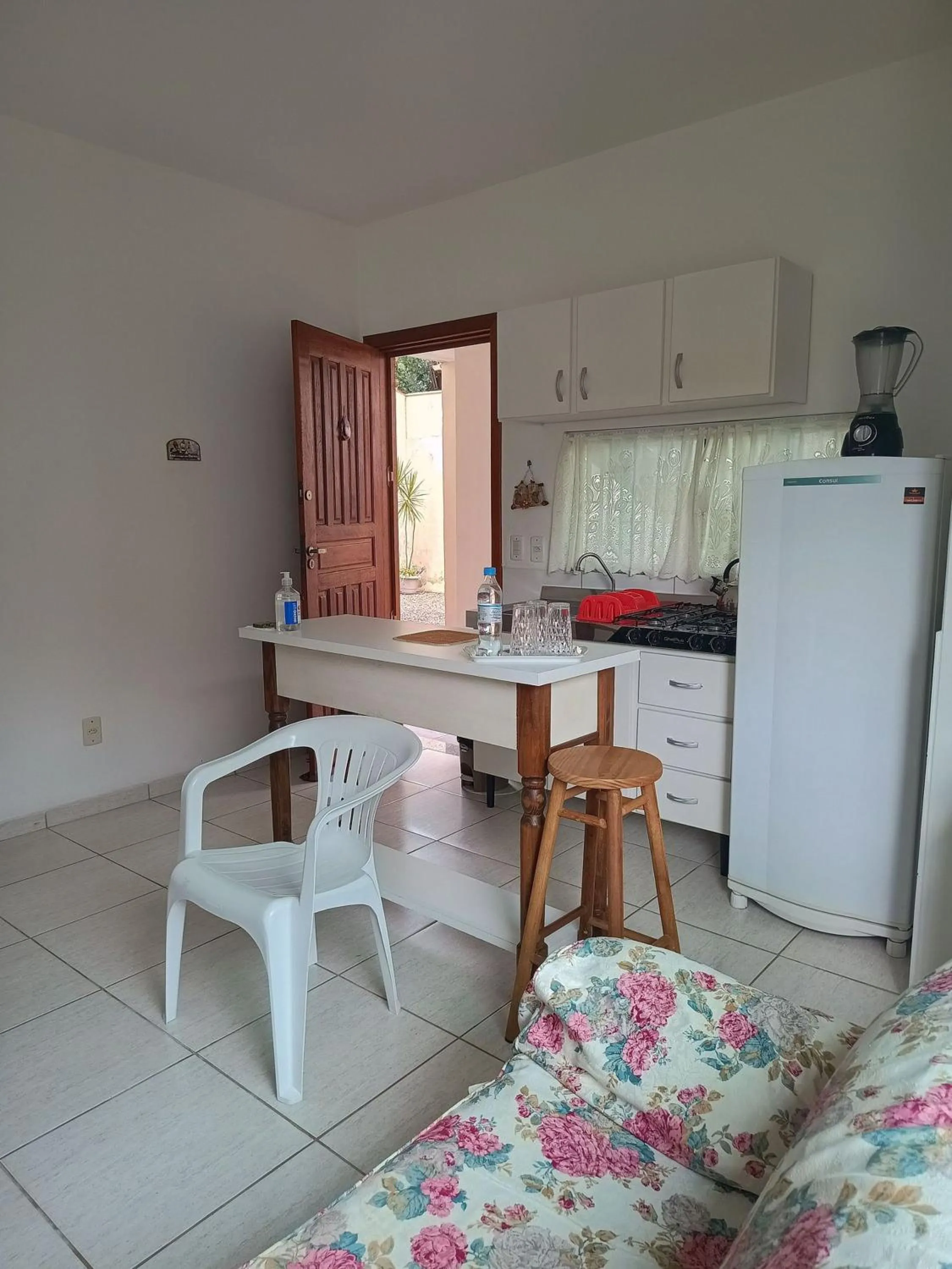 Kitchen or kitchenette in Studio Morro das Pedras