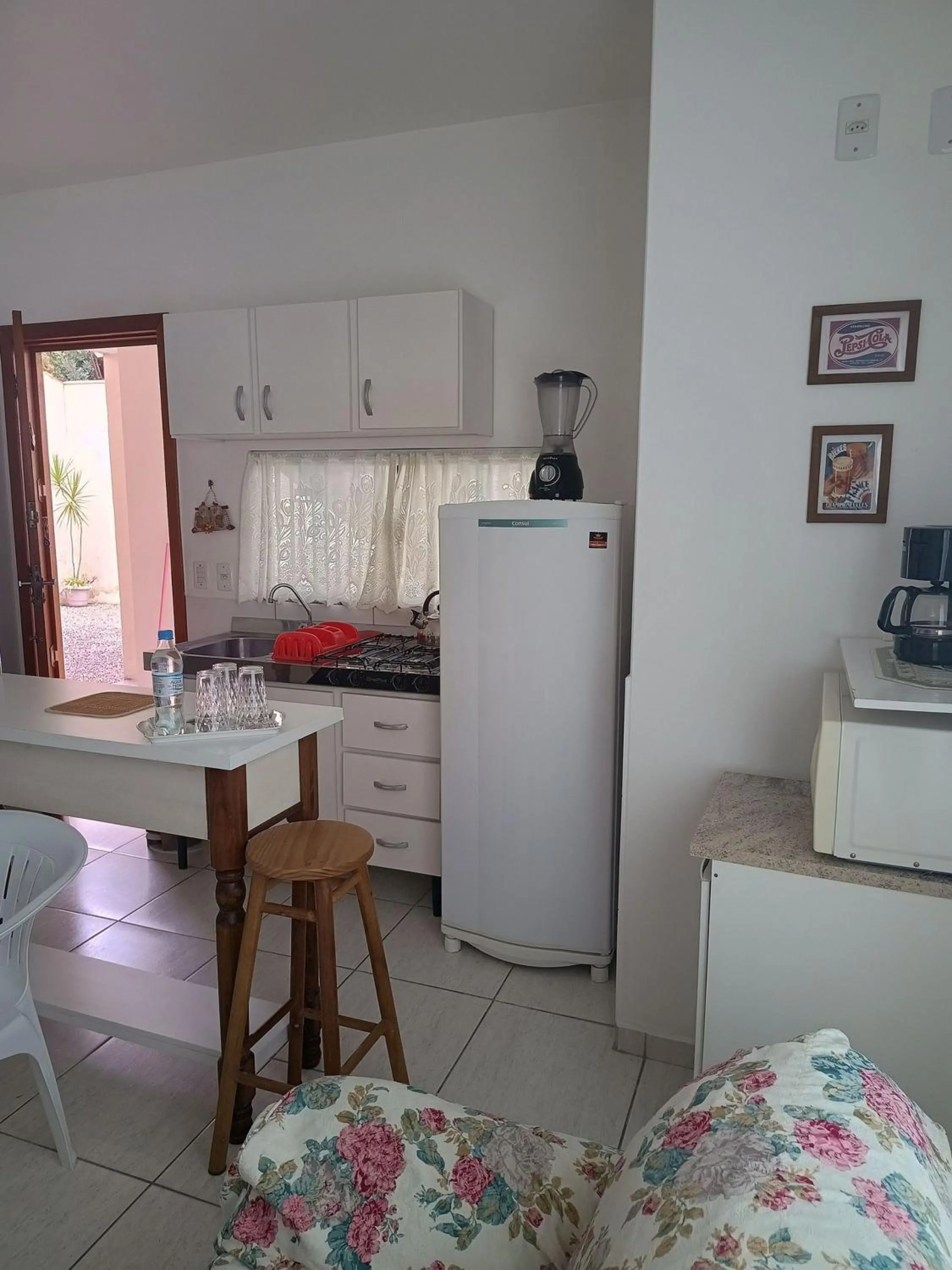 Kitchen or kitchenette in Studio Morro das Pedras