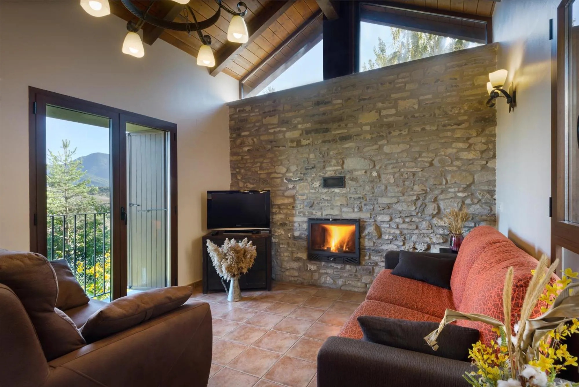 Living room in O Zierzo