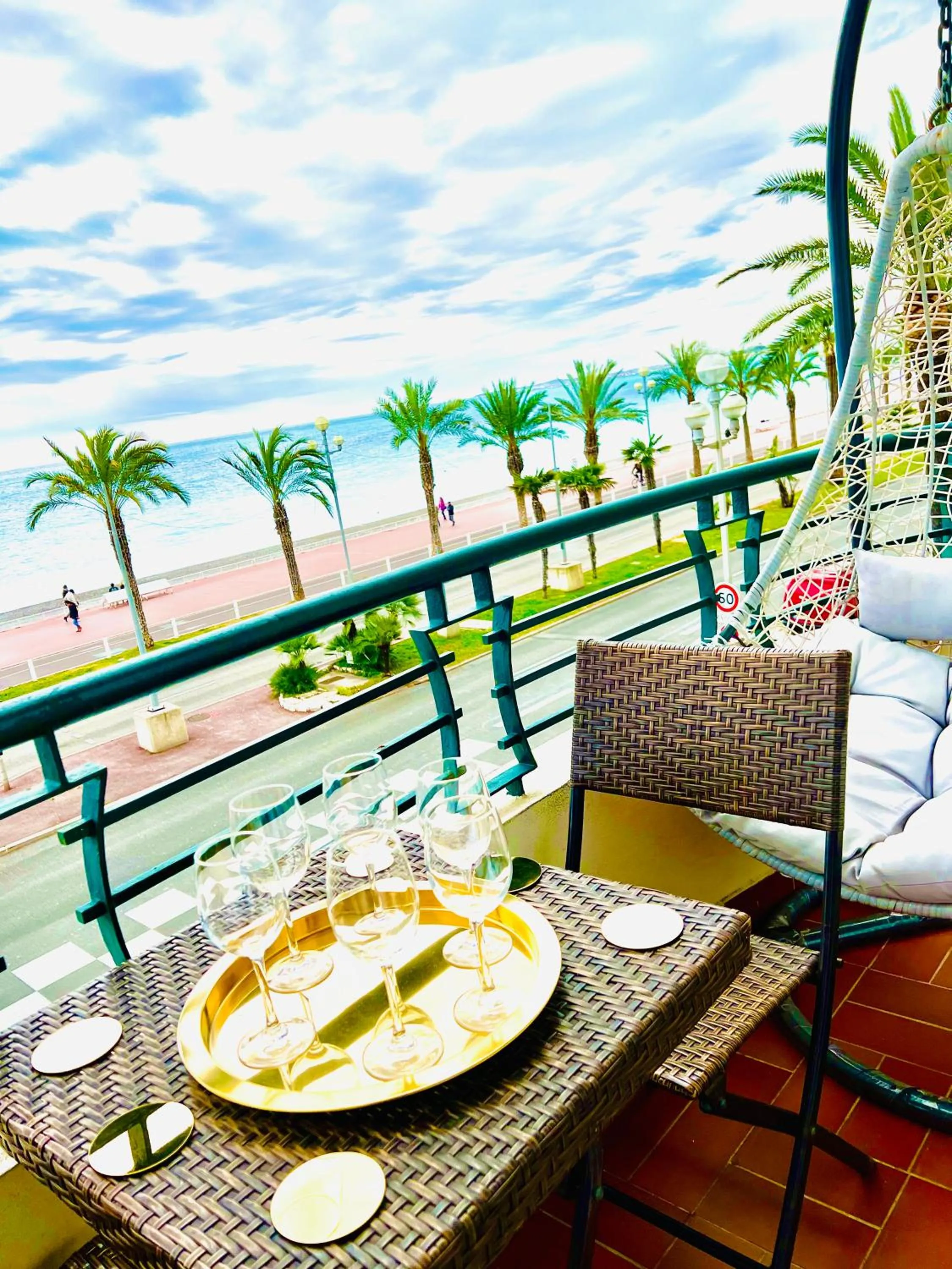 Endless Stunning Mediterranean Sea Views Promenade Des Anglais