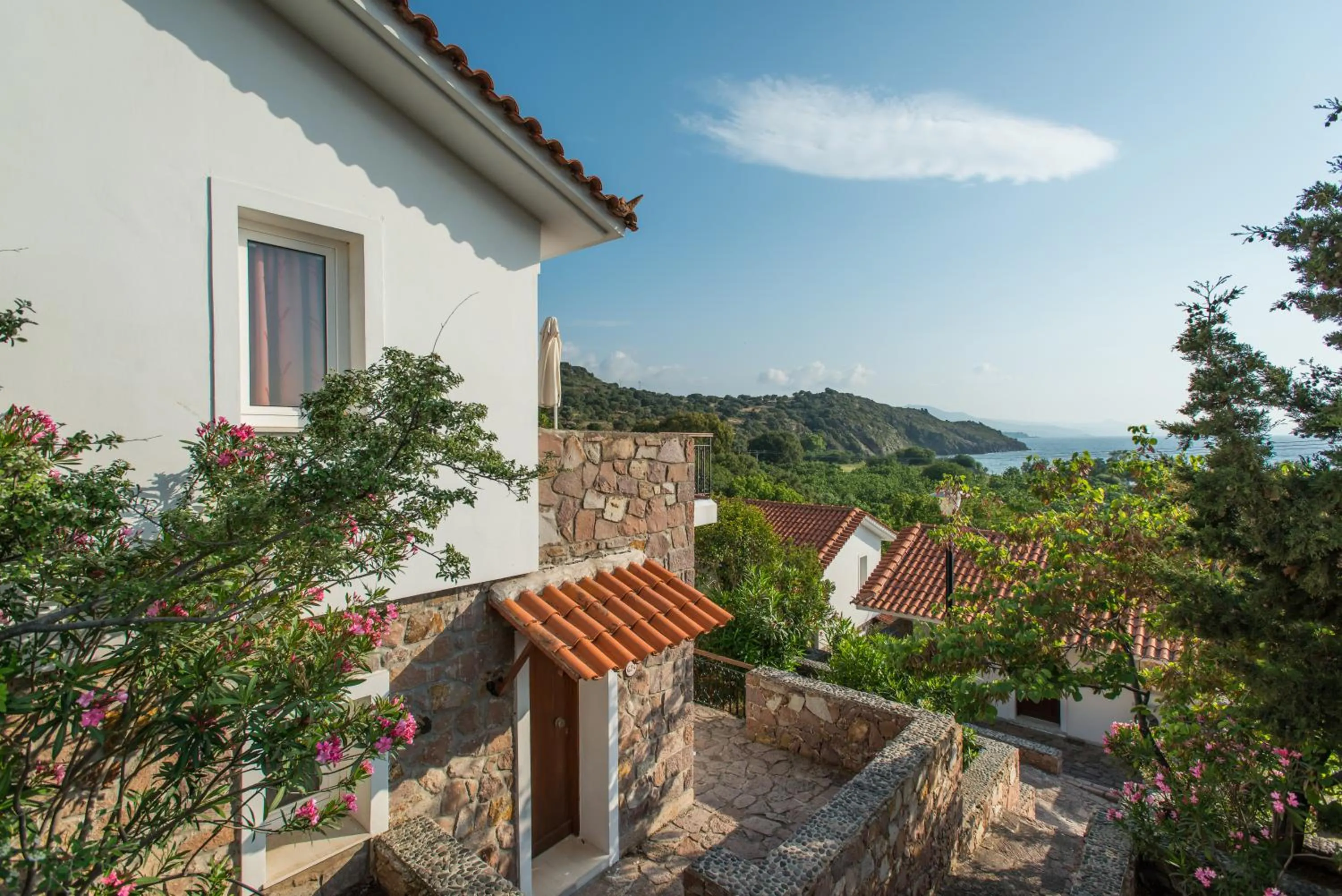 Sea view in Delfinia Hotel & Bungalows