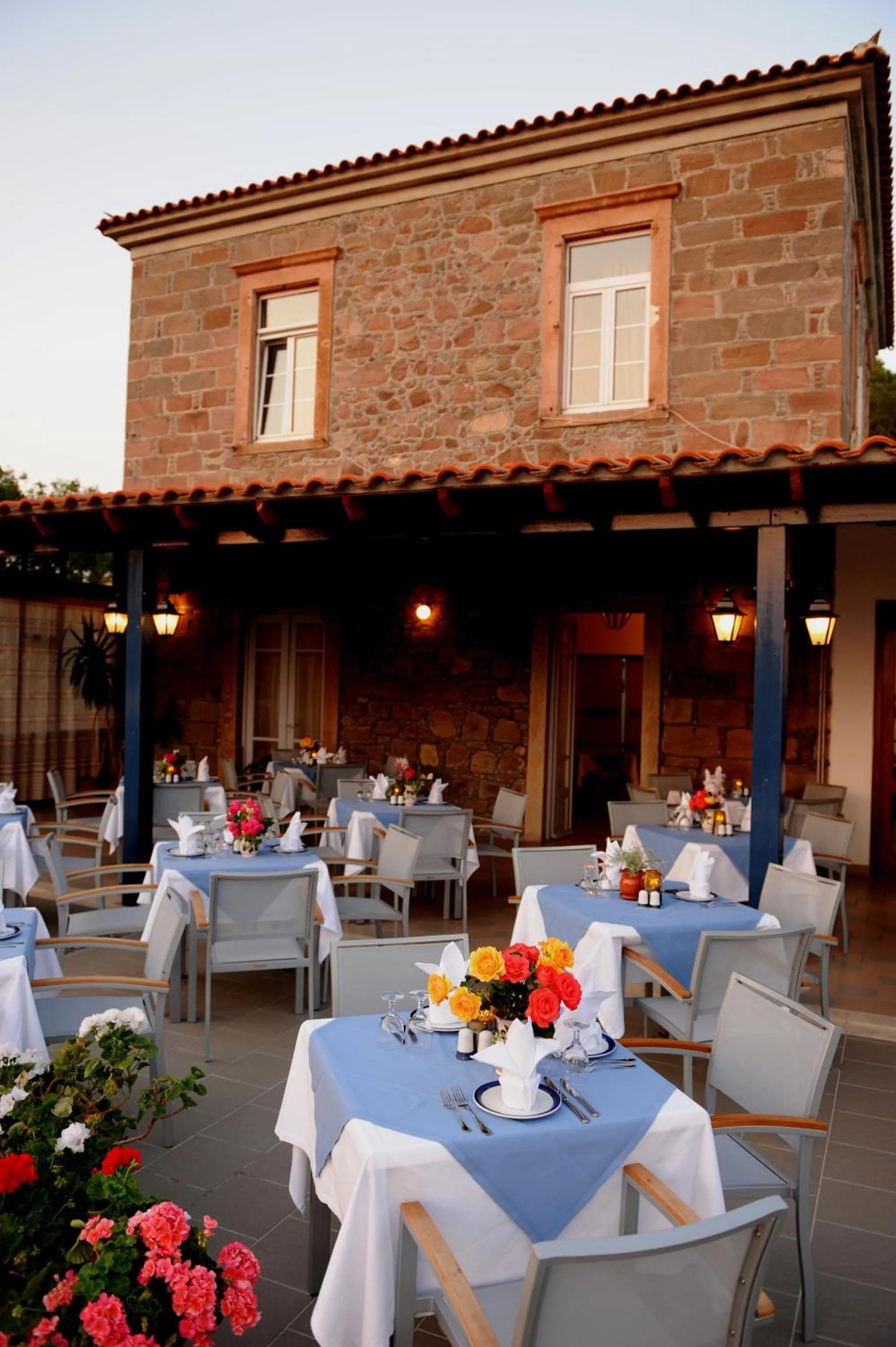 Restaurant/places to eat in Delfinia Hotel & Bungalows