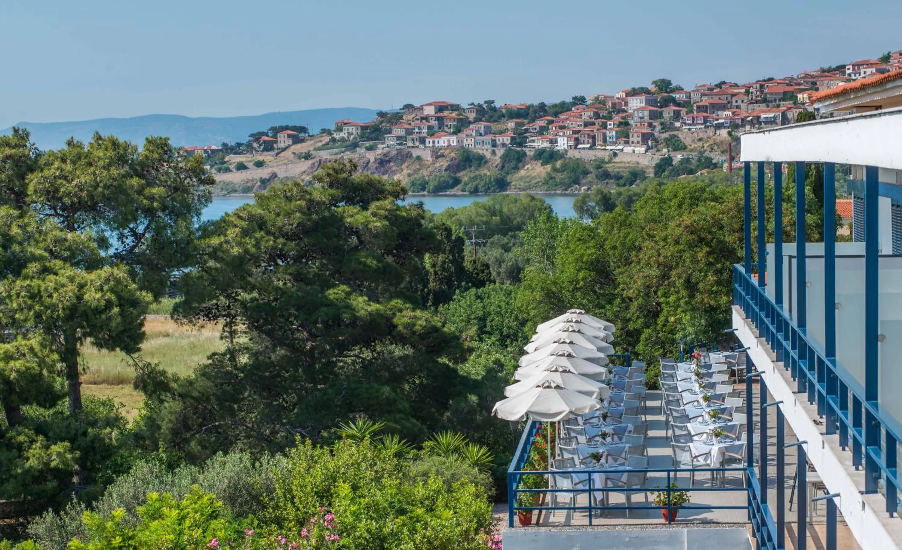 City view in Delfinia Hotel & Bungalows