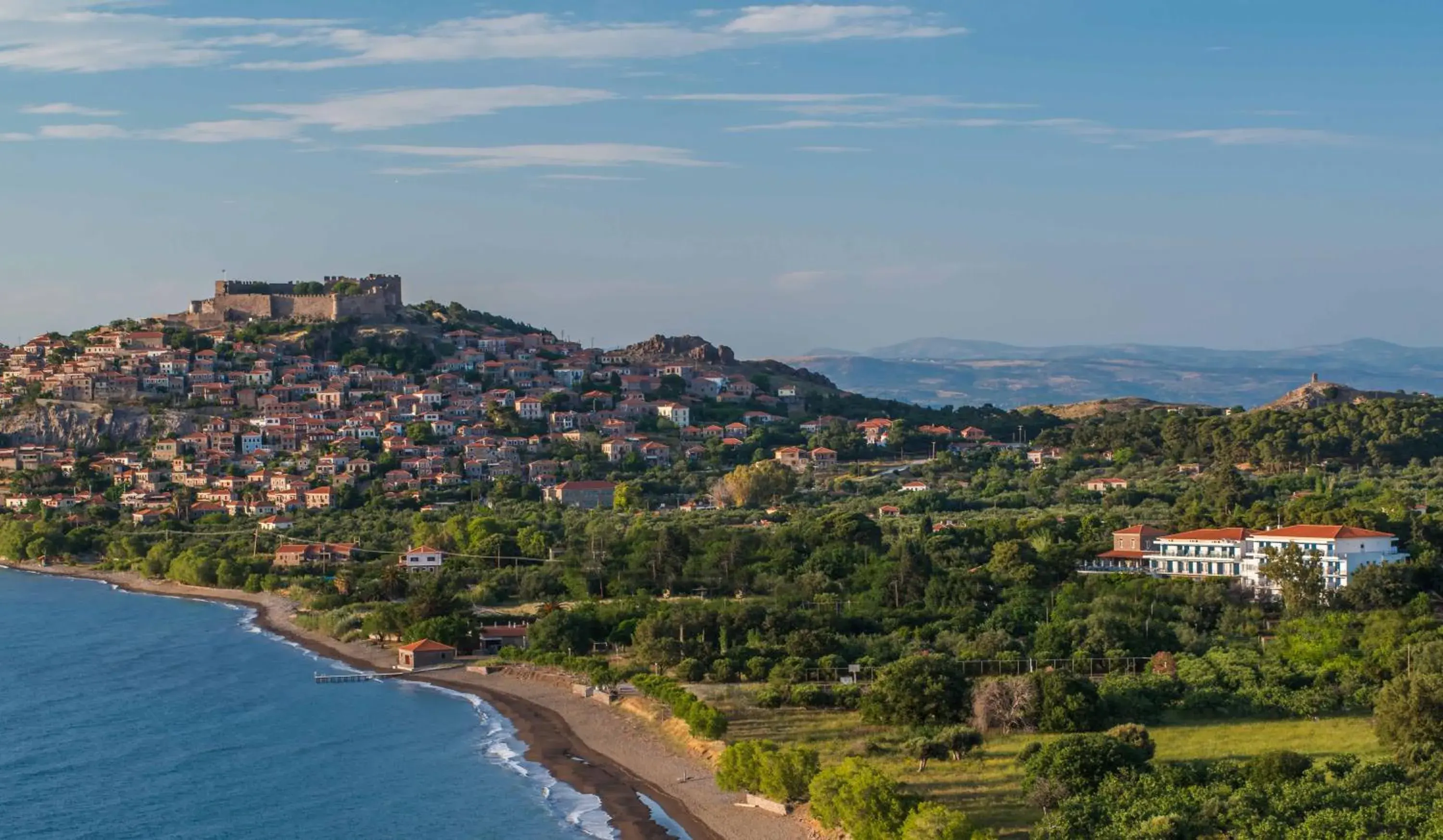Bird's eye view in Delfinia Hotel & Bungalows Bird's eye view in Delfinia Hotel & Bungalows