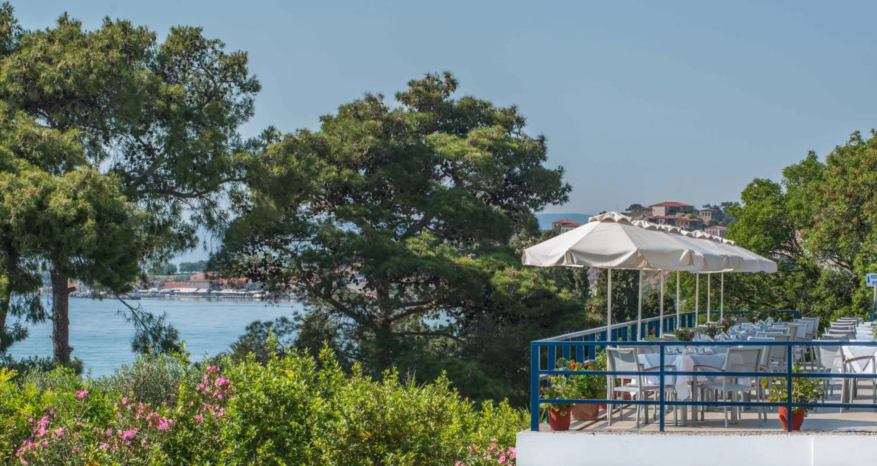 Sea view in Delfinia Hotel & Bungalows