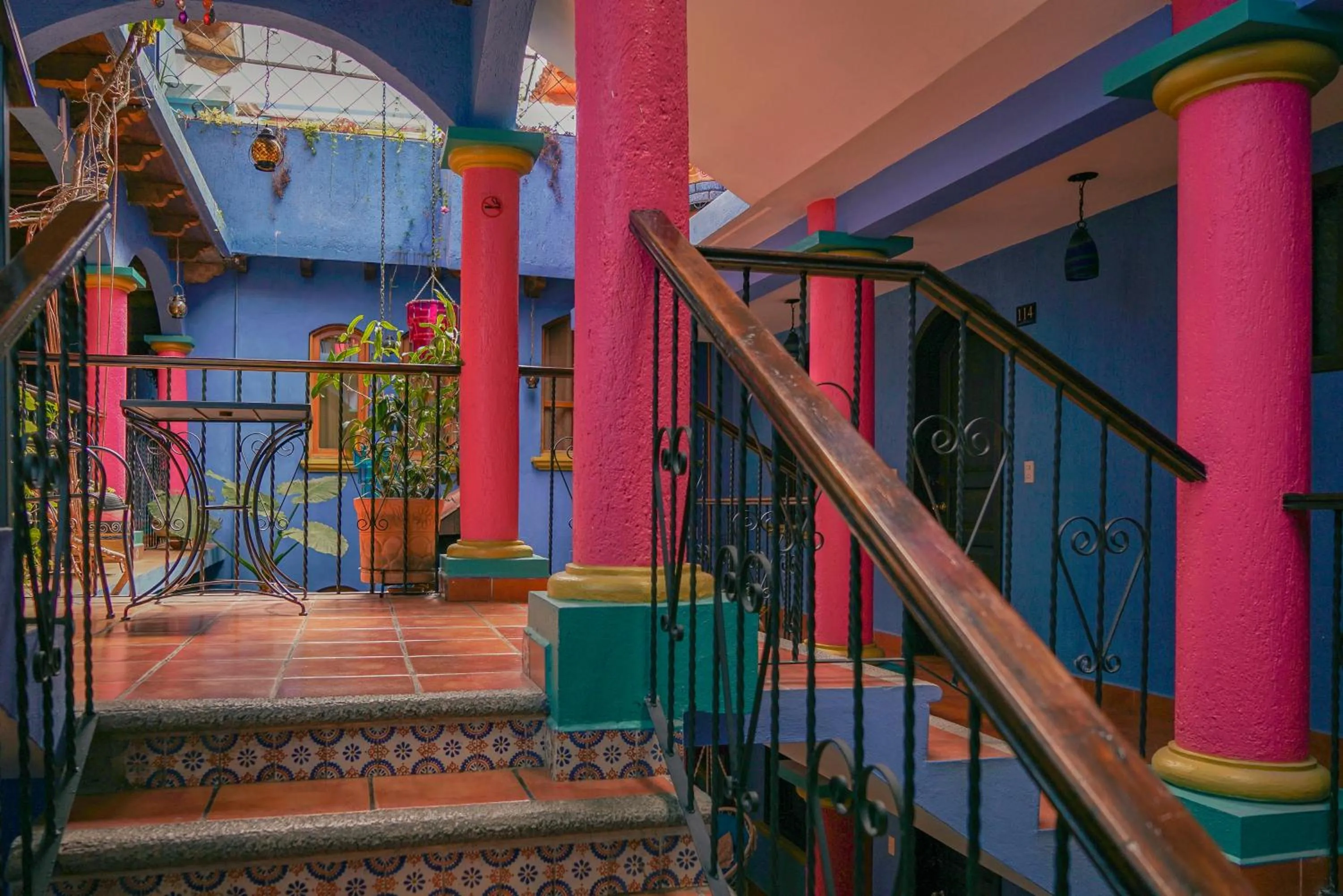 Decorative detail in Hotel Tepeyac