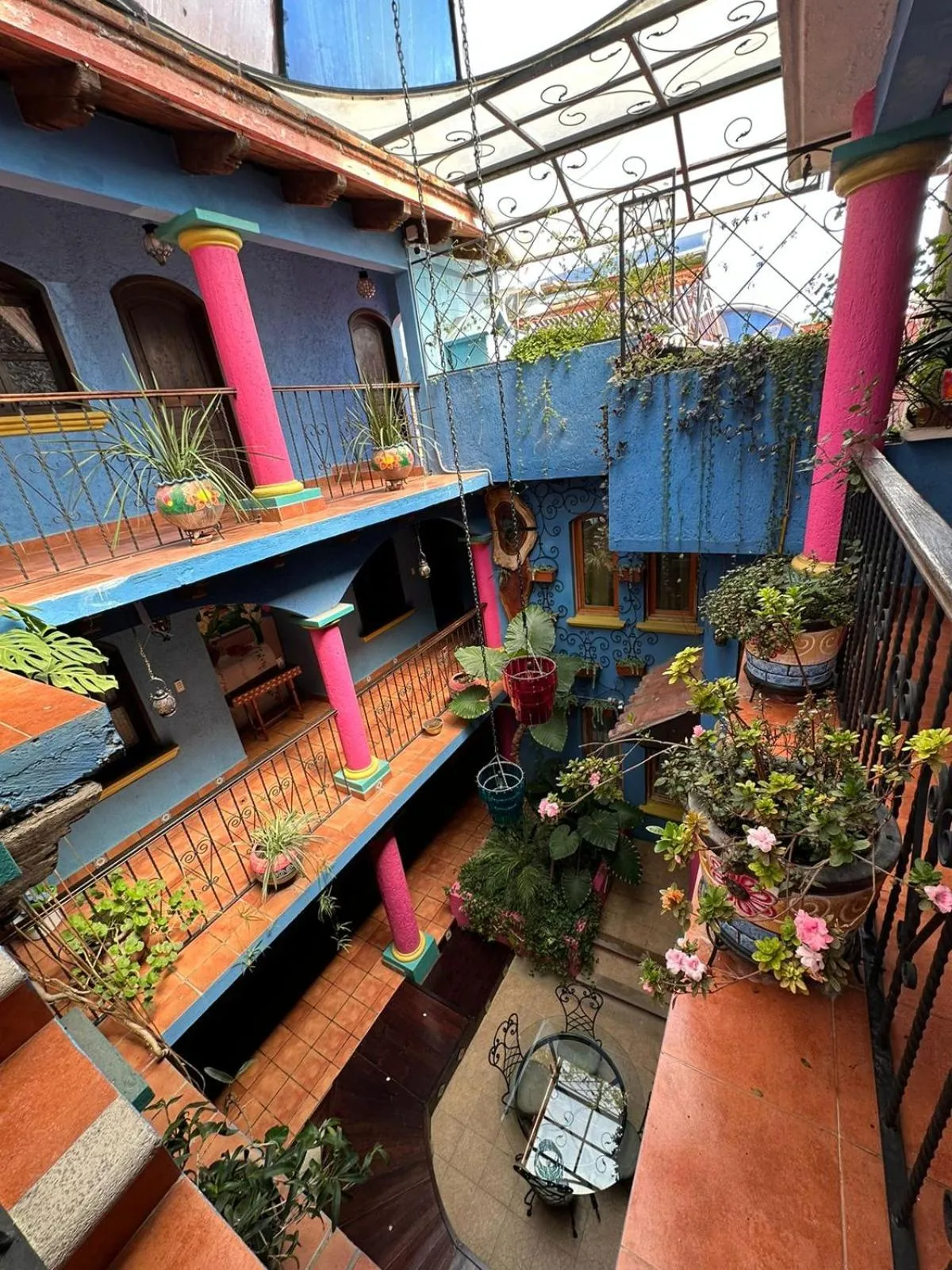 Patio in Hotel Tepeyac