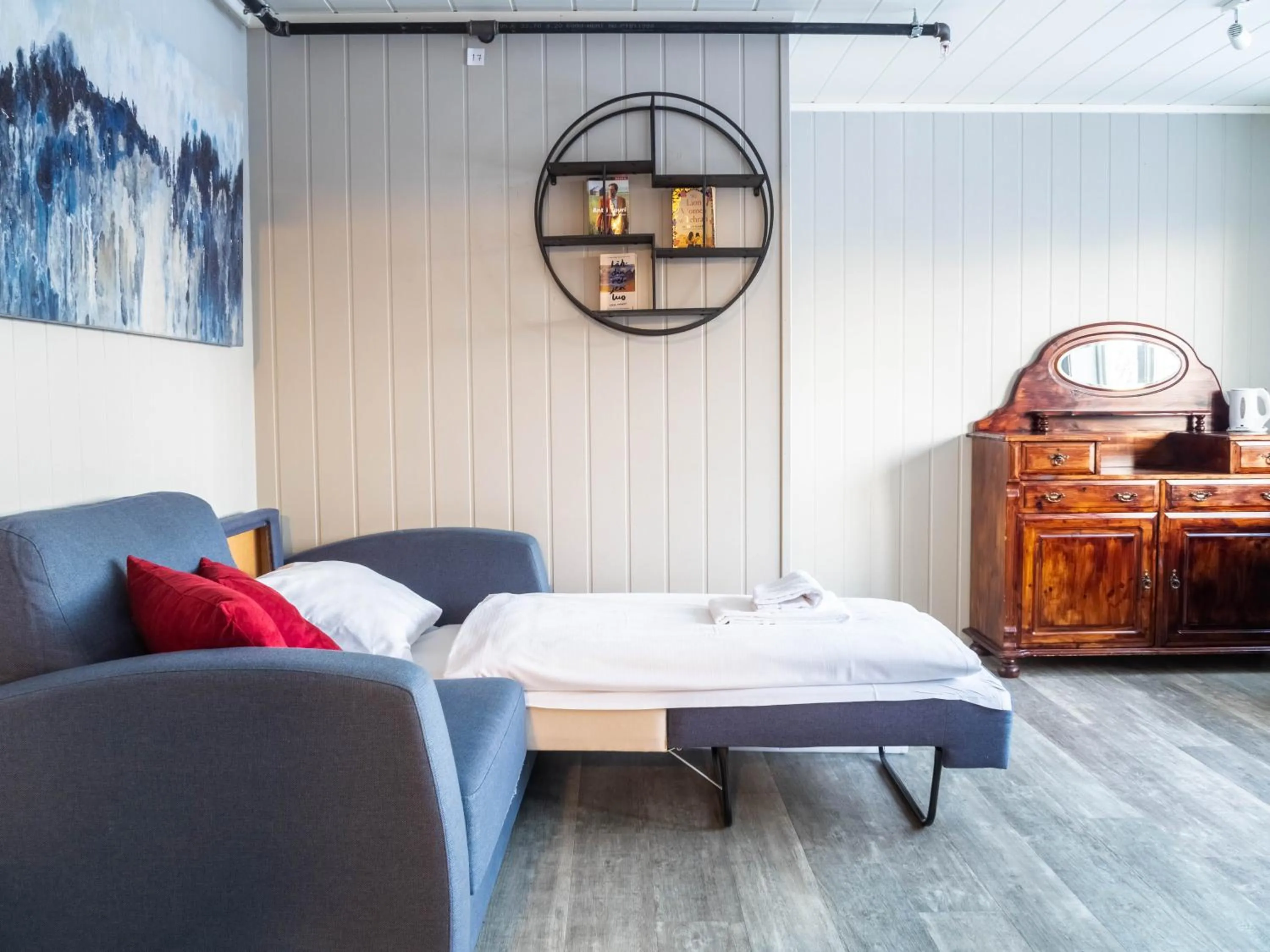 Bed in Lofoten Bed & Breakfast Reine - Rooms & Apartments