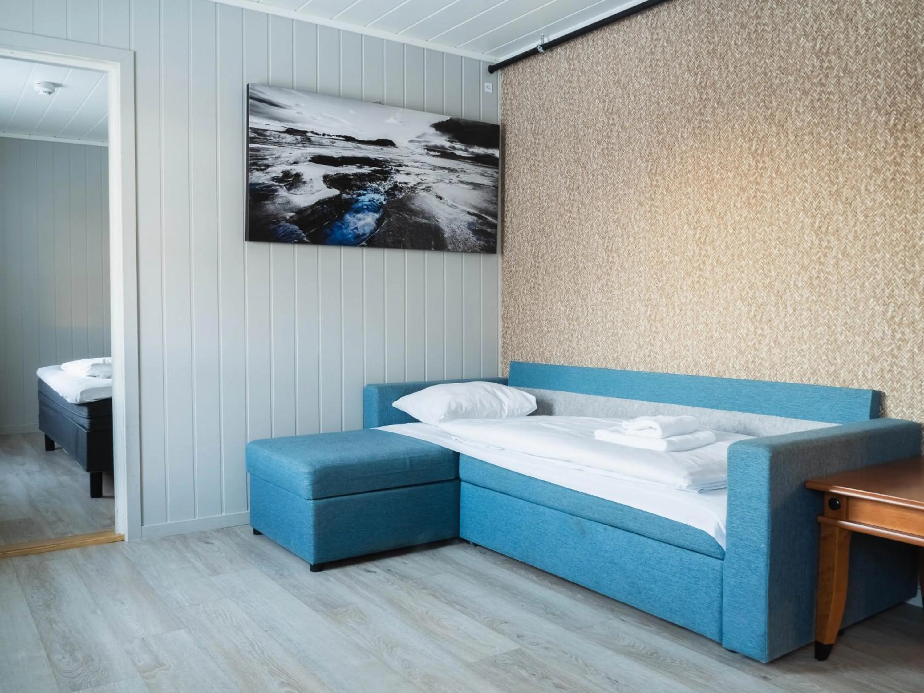 Bed in Lofoten Bed & Breakfast Reine - Rooms & Apartments