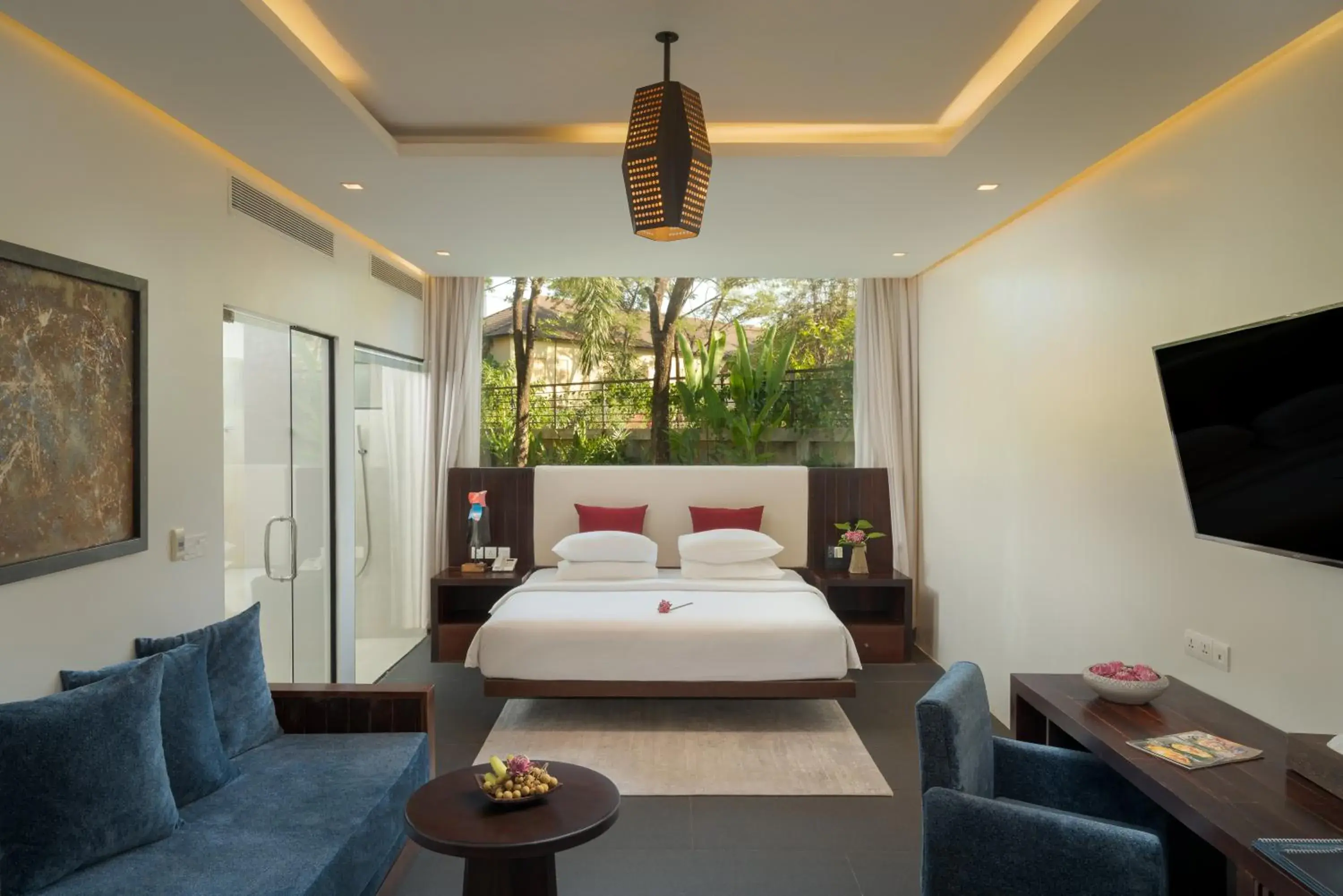 TV and multimedia, Bed in Metta Residence & Spa TV and multimedia, Bed in Metta Residence & Spa