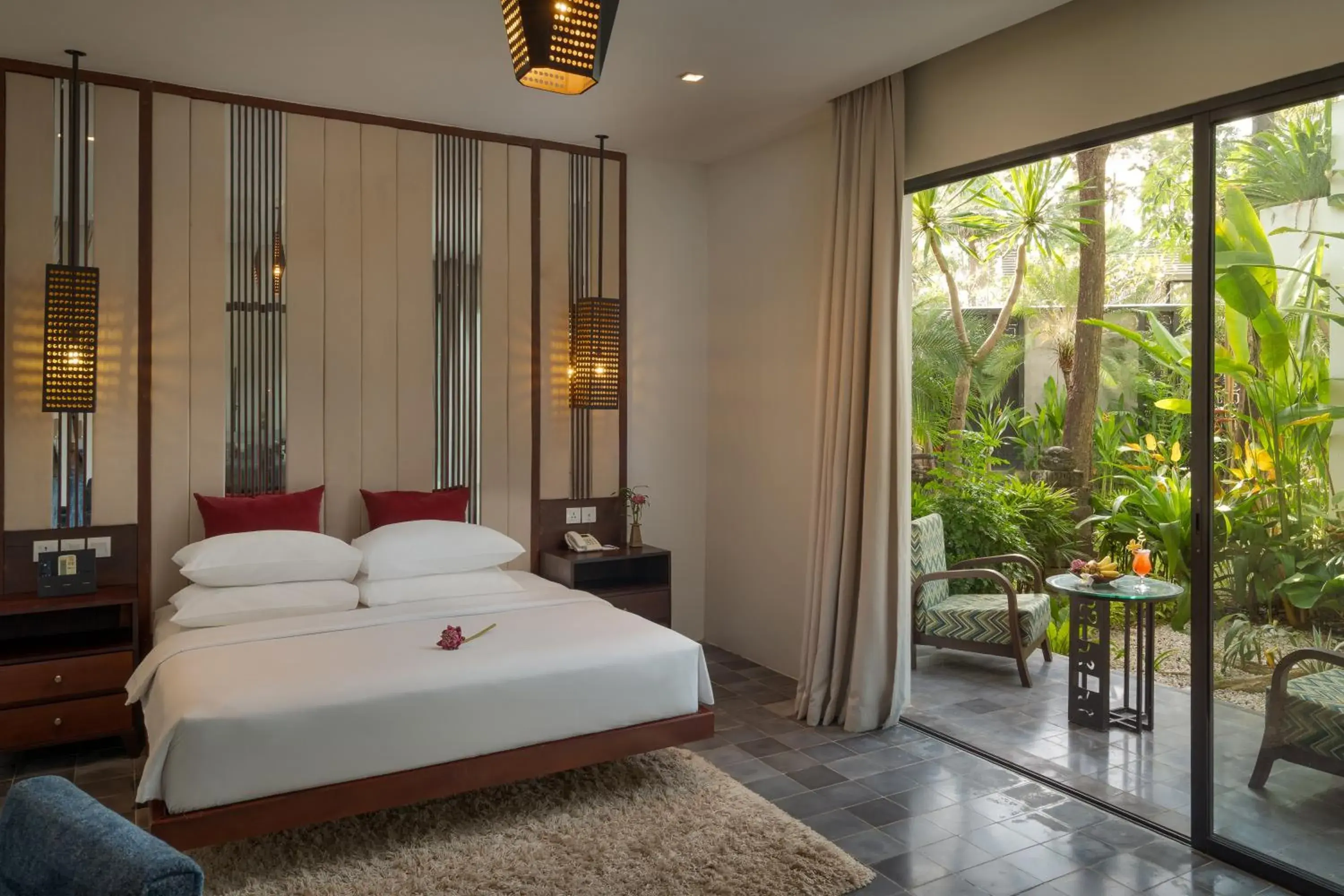 Balcony/Terrace, Bed in Metta Residence & Spa Balcony/Terrace, Bed in Metta Residence & Spa