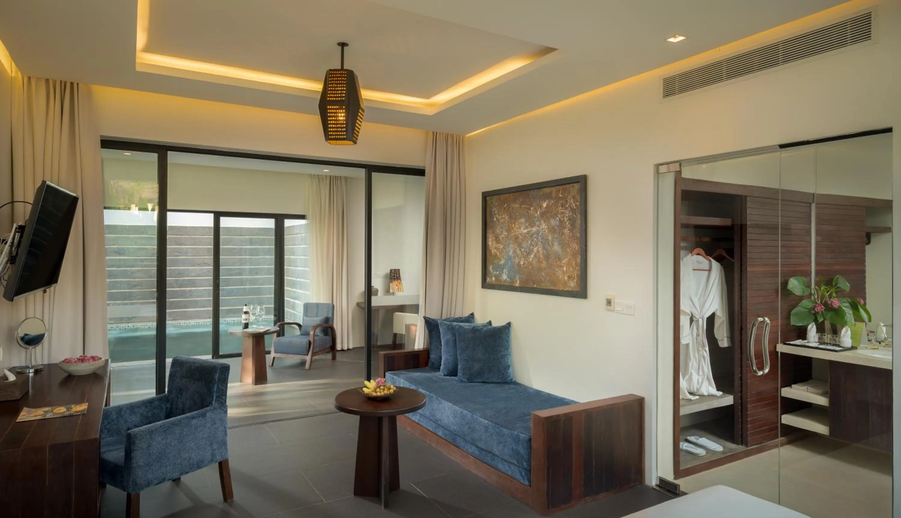 Living room in Metta Residence & Spa