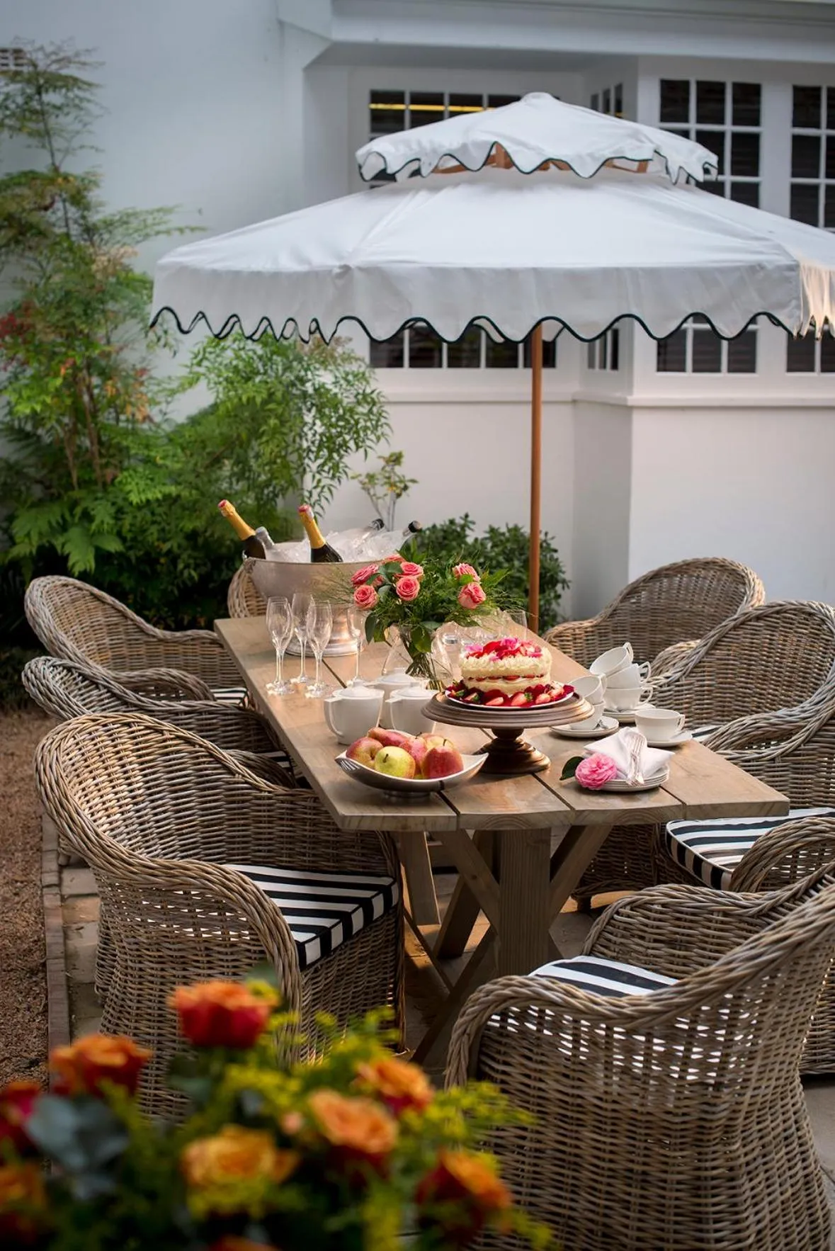 Food and drinks in The Manor House at Fancourt