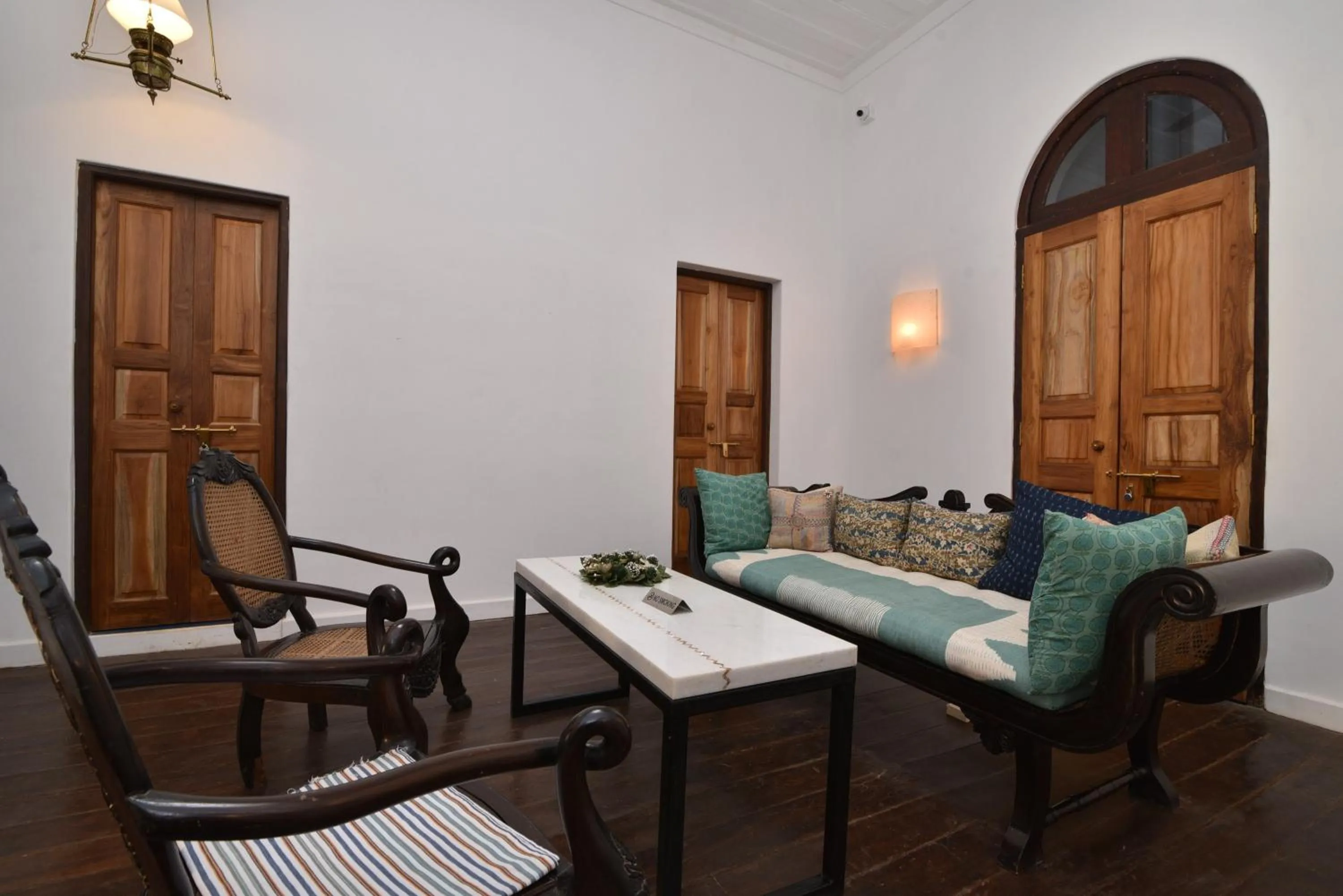 Seating area in Mateus Boutique Hotel