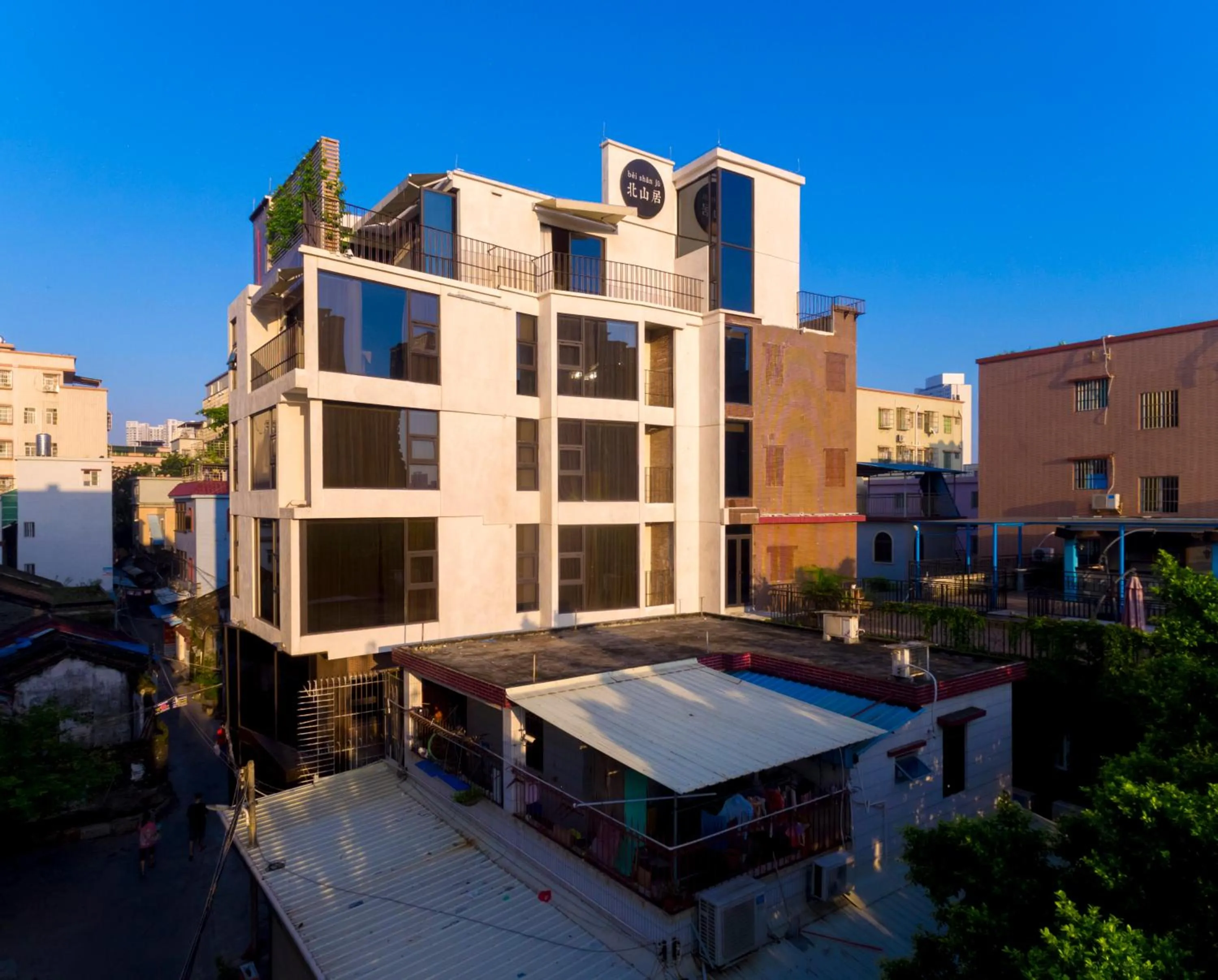 Bird's eye view in Zhuhai Bei Shan Ju Art Hotel