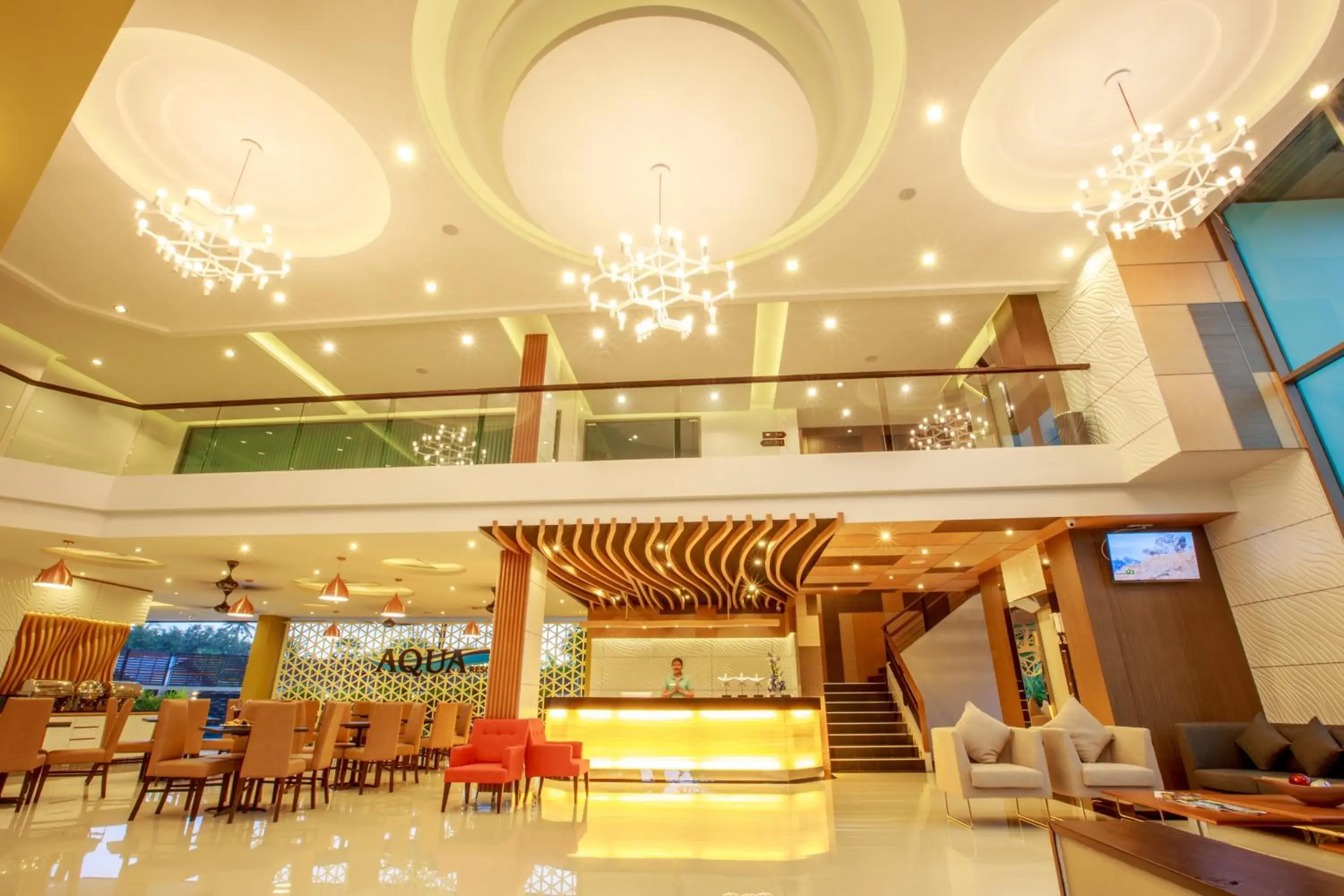 Lobby or reception in Aqua Resort SHA Plus Lobby or reception in Aqua Resort SHA Plus