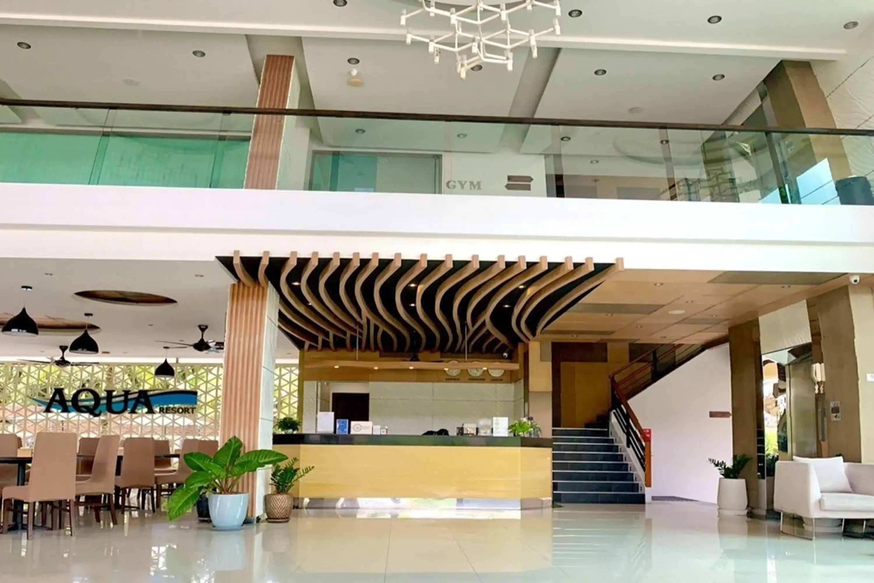 Lobby or reception in Aqua Resort SHA Plus Lobby or reception in Aqua Resort SHA Plus
