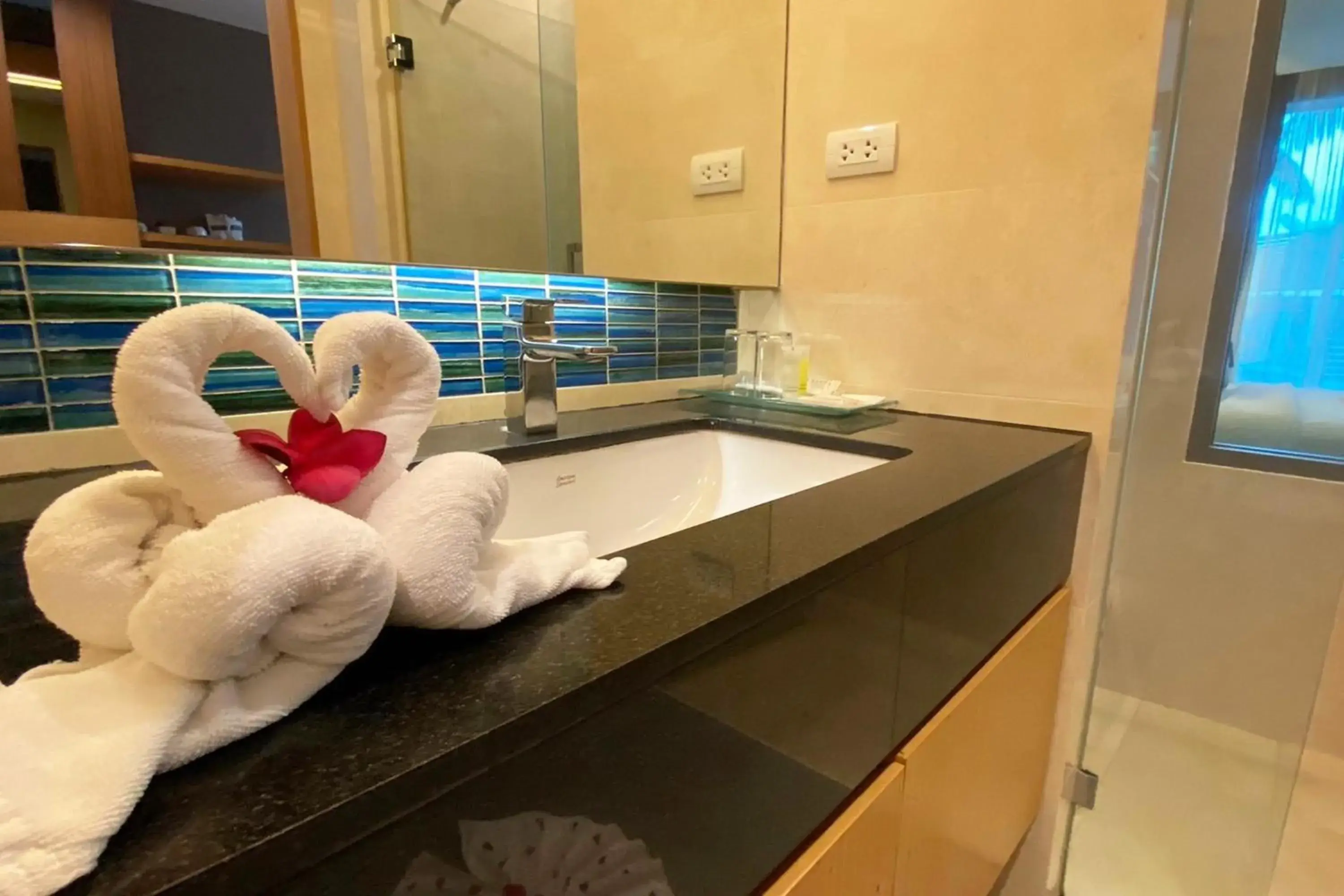 Bathroom in Aqua Resort SHA Plus Bathroom in Aqua Resort SHA Plus