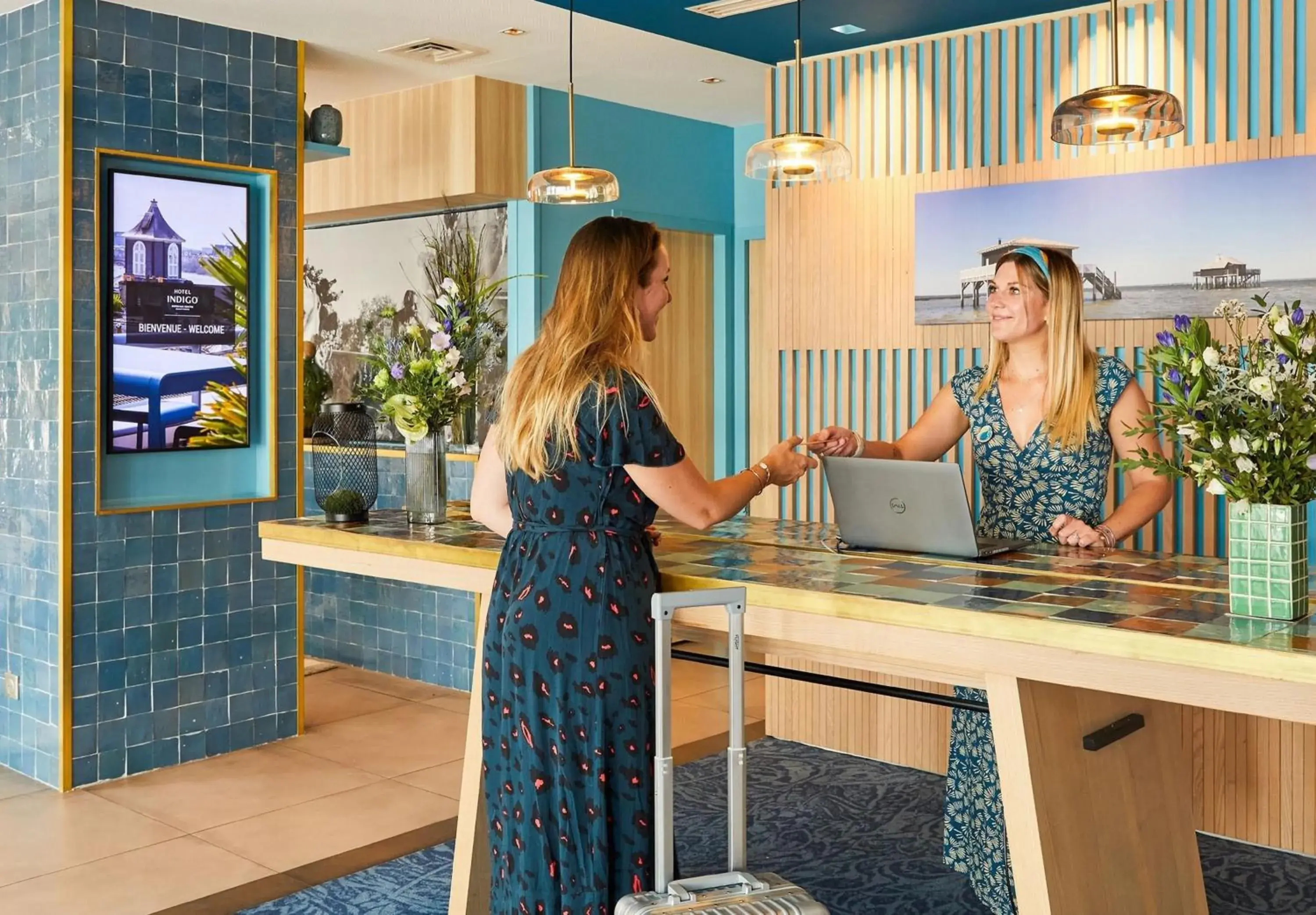 Lobby or reception in Hotel Indigo Bordeaux Centre Chartrons by IHG Lobby or reception in Hotel Indigo Bordeaux Centre Chartrons by IHG