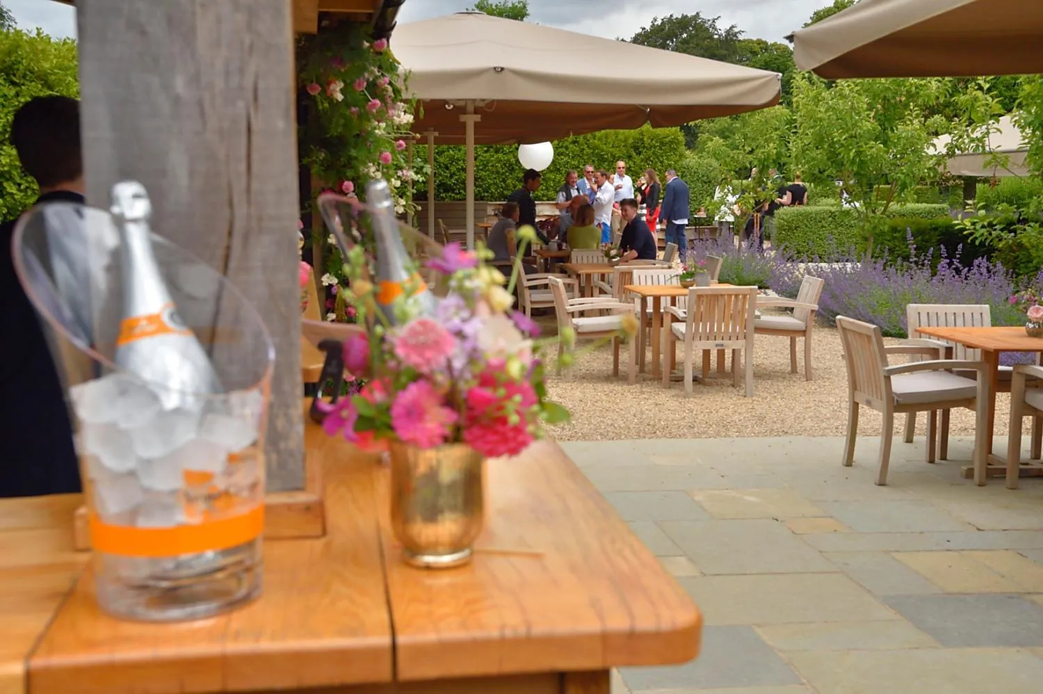 Patio in Hurley House Hotel