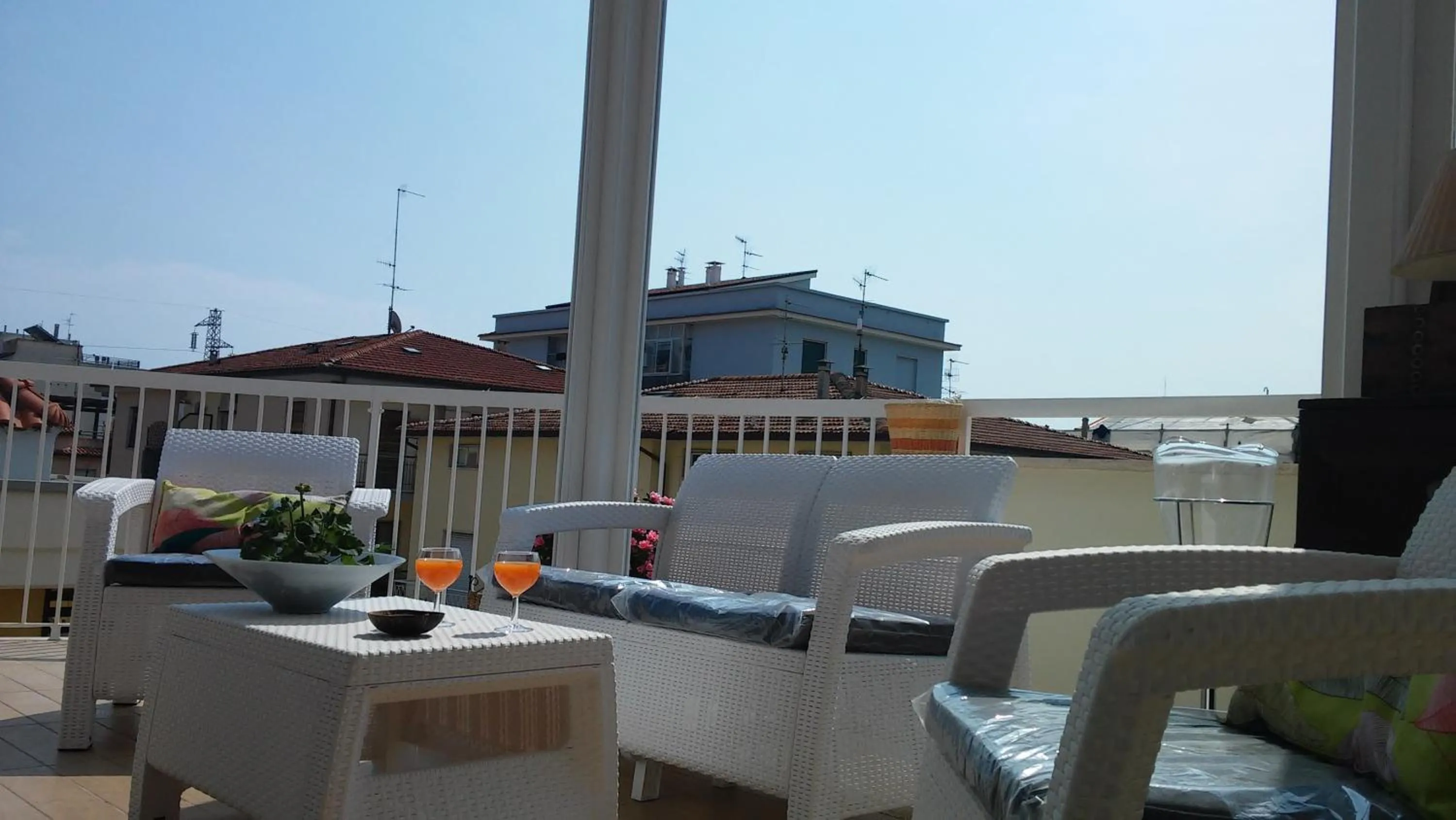 Balcony/Terrace in L'ATTICO Bed & Breakfast