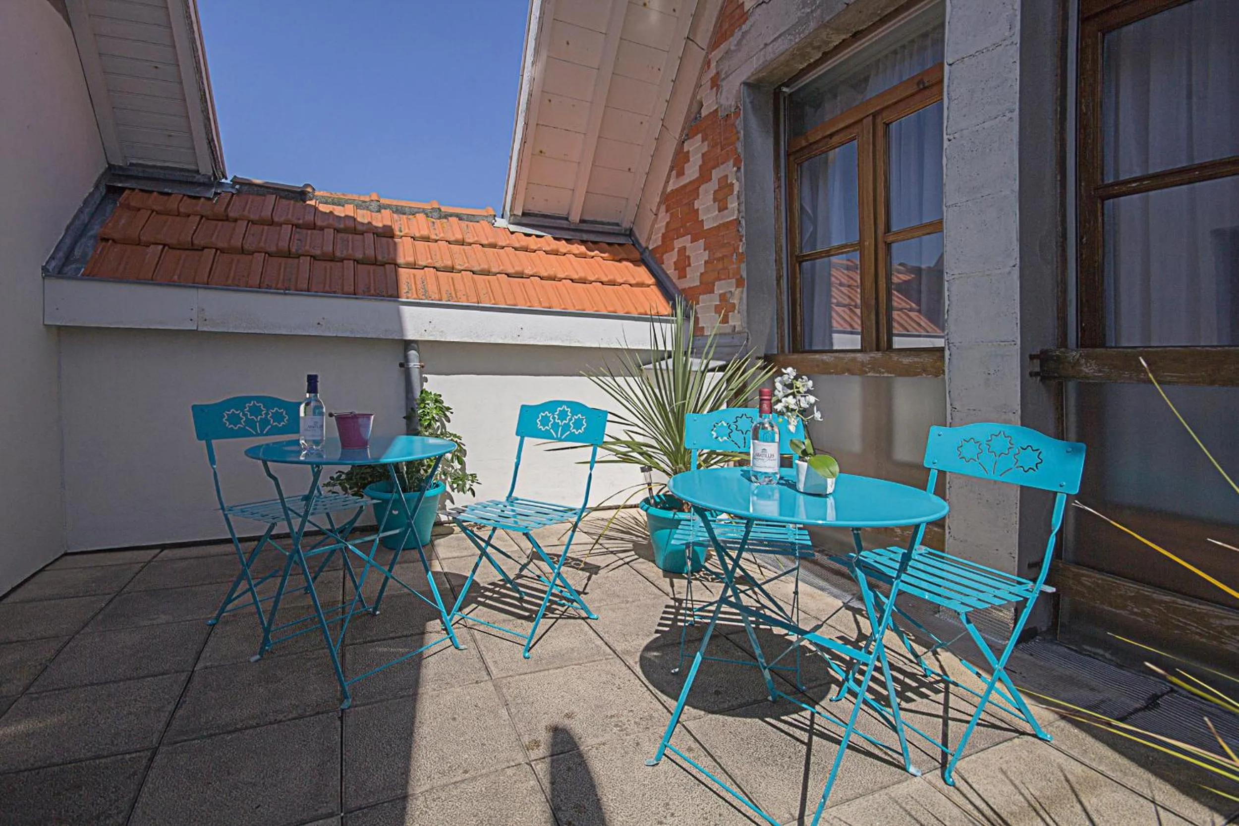 Balcony/Terrace in Hôtel Le Dauphin