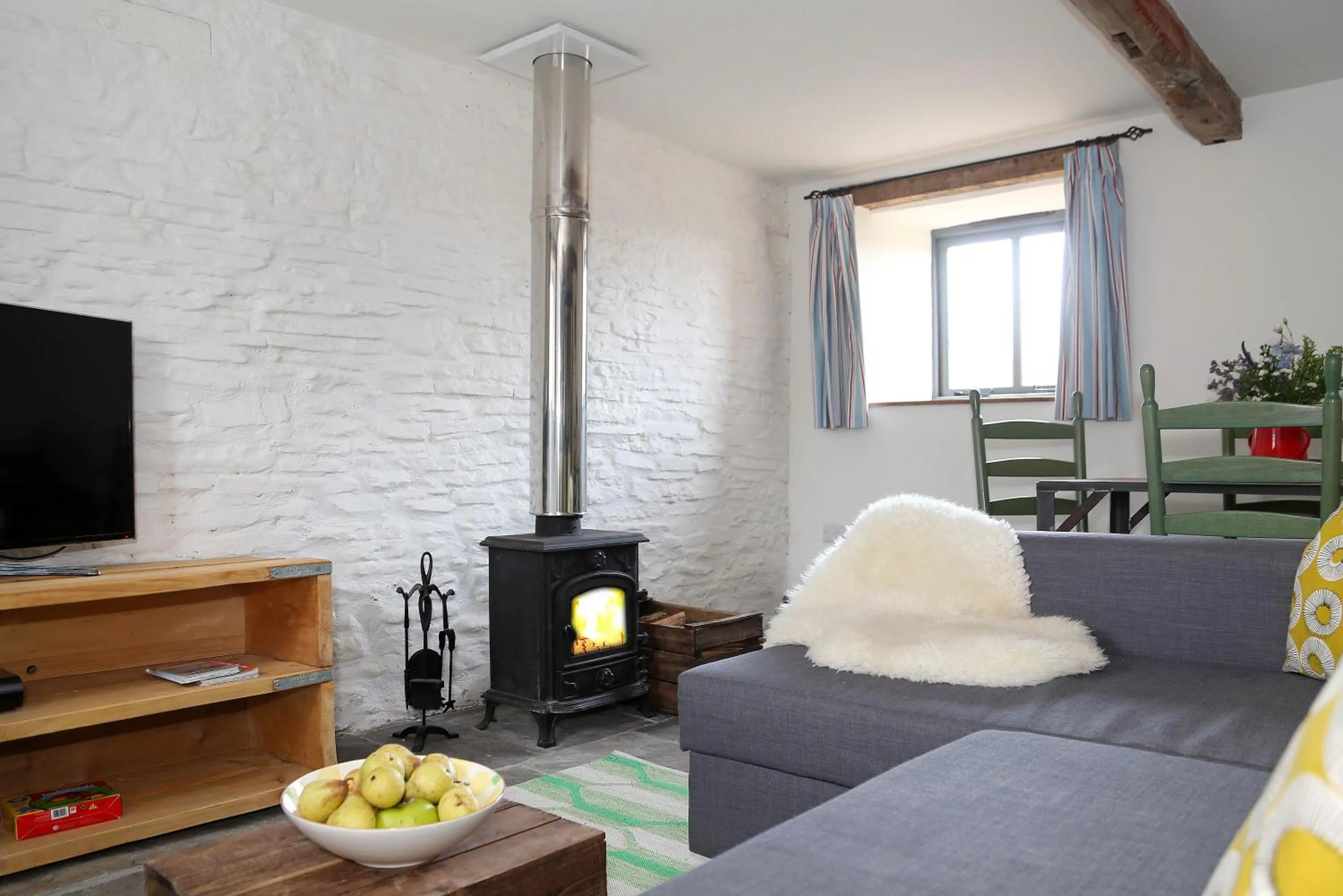 Living room in Drovers Rest Farm Stay