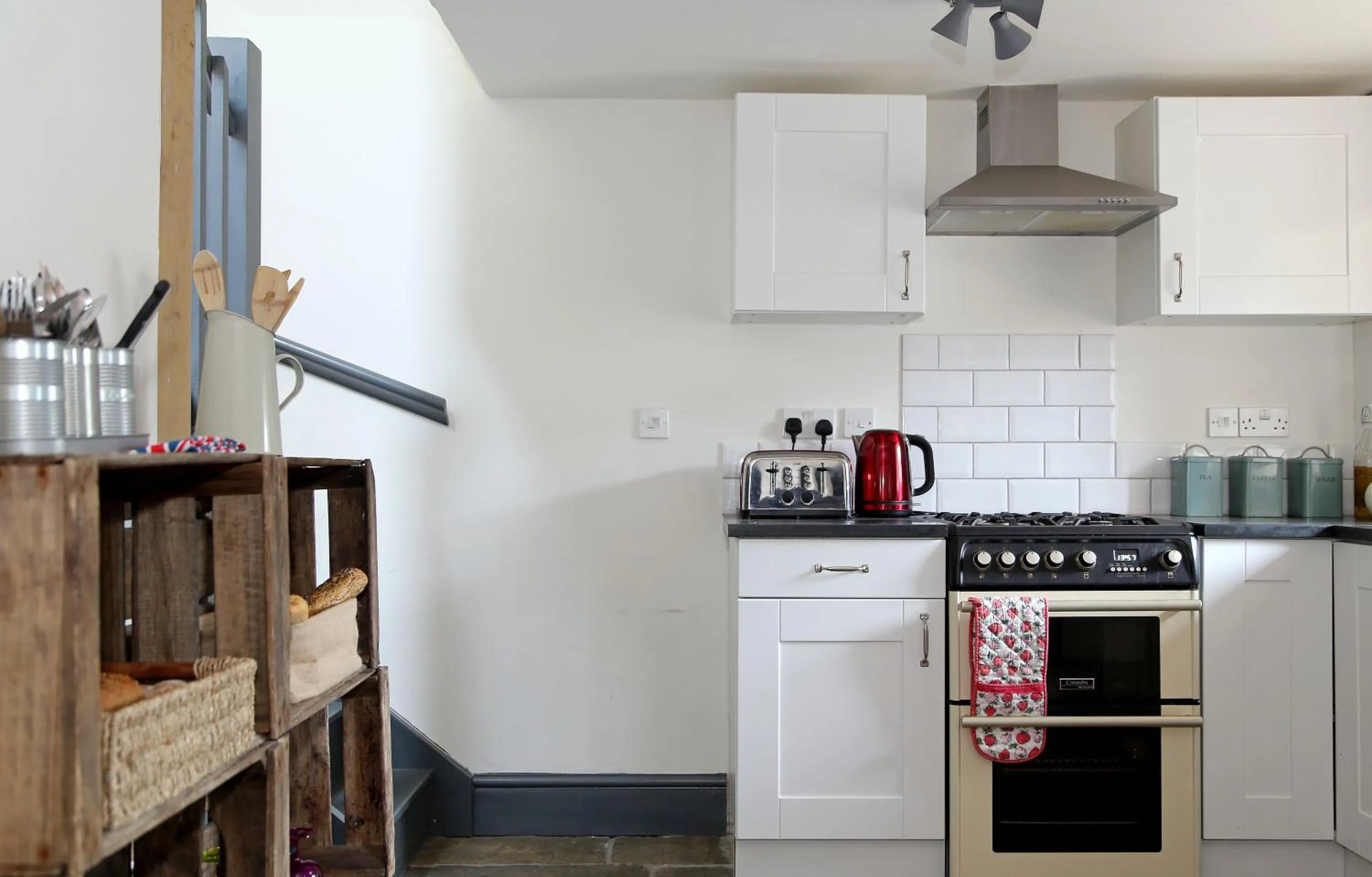 Kitchen or kitchenette in Drovers Rest Farm Stay