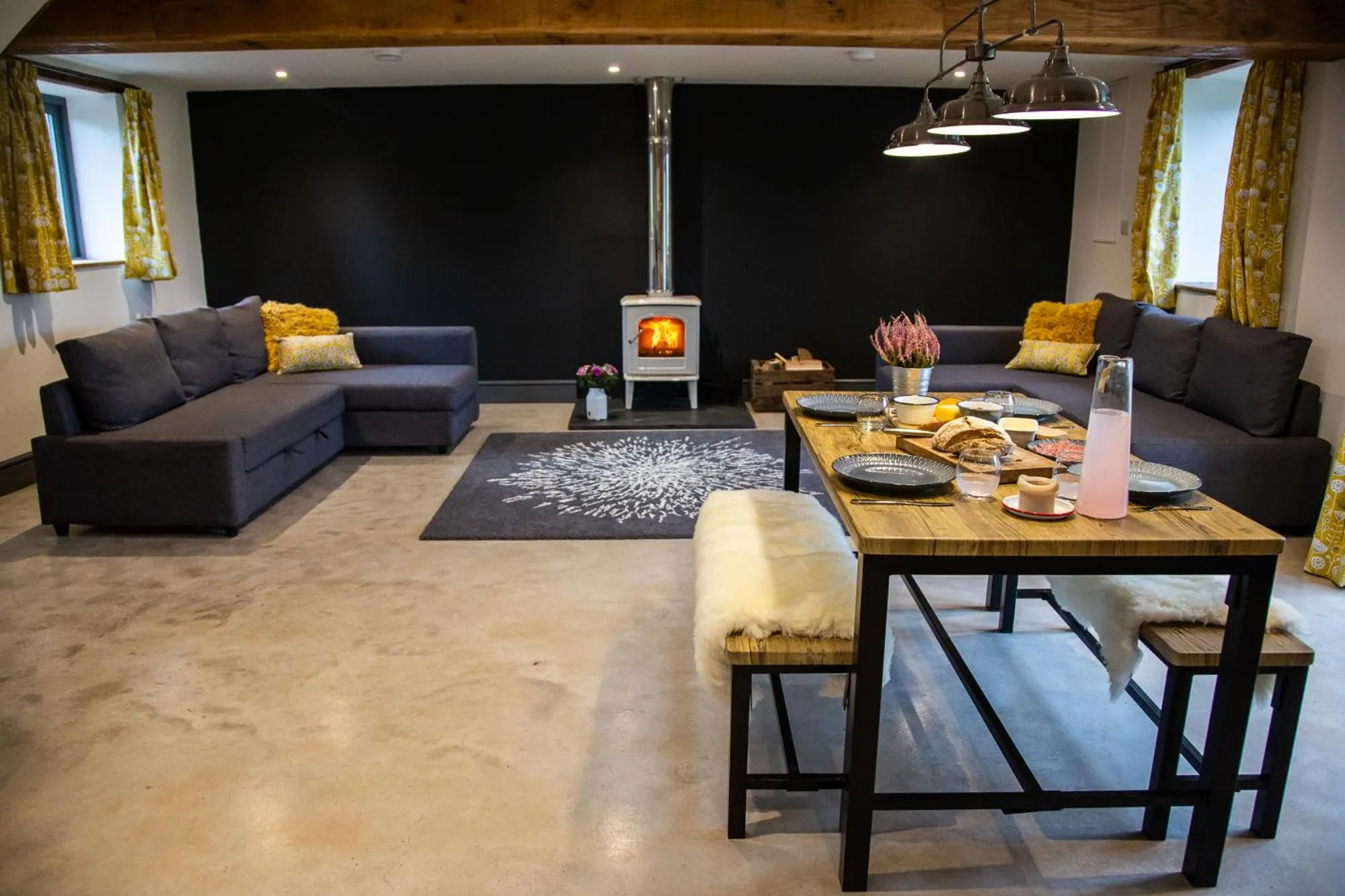 Living room in Drovers Rest Farm Stay