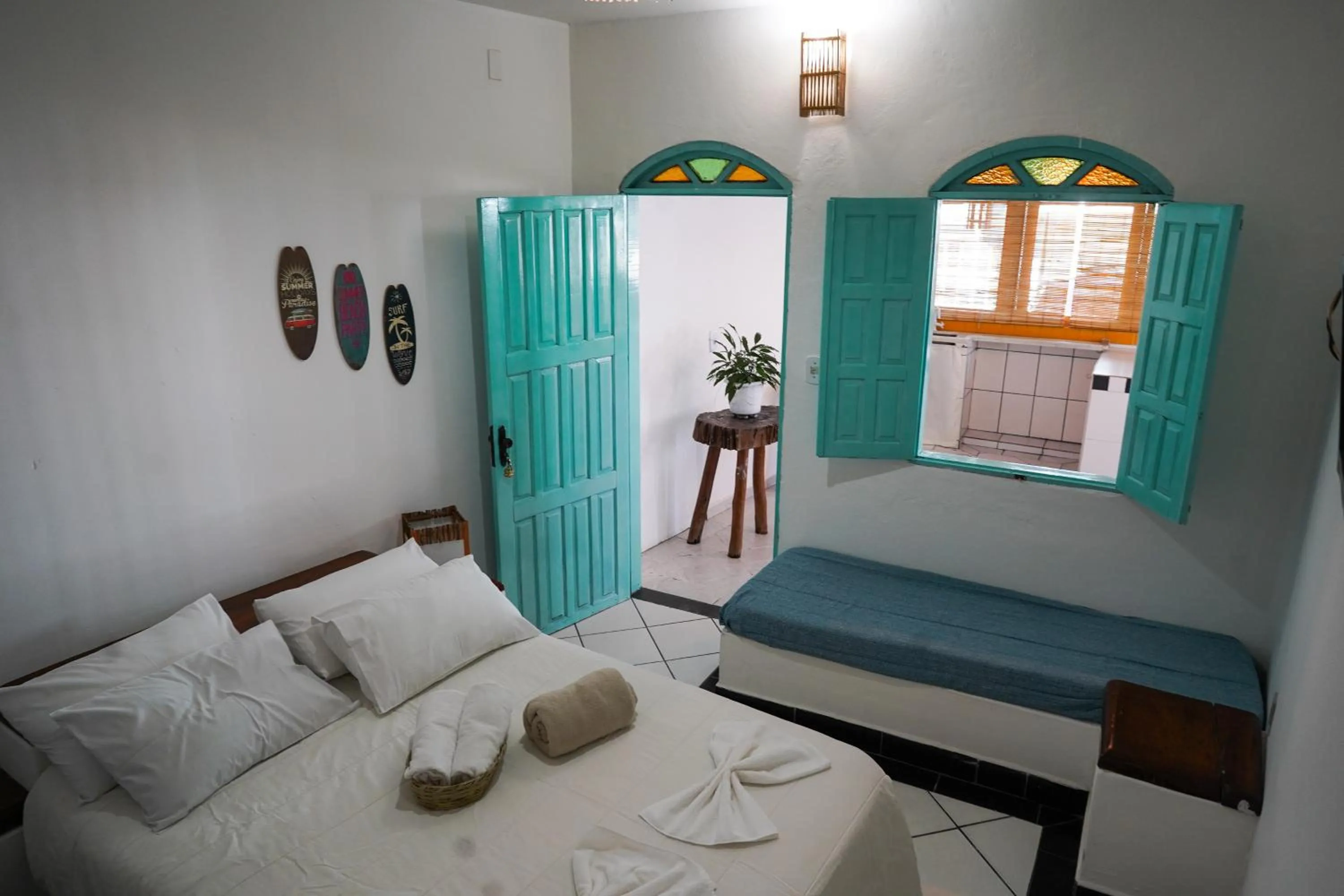 Bed in Pousada Coração do Arraial