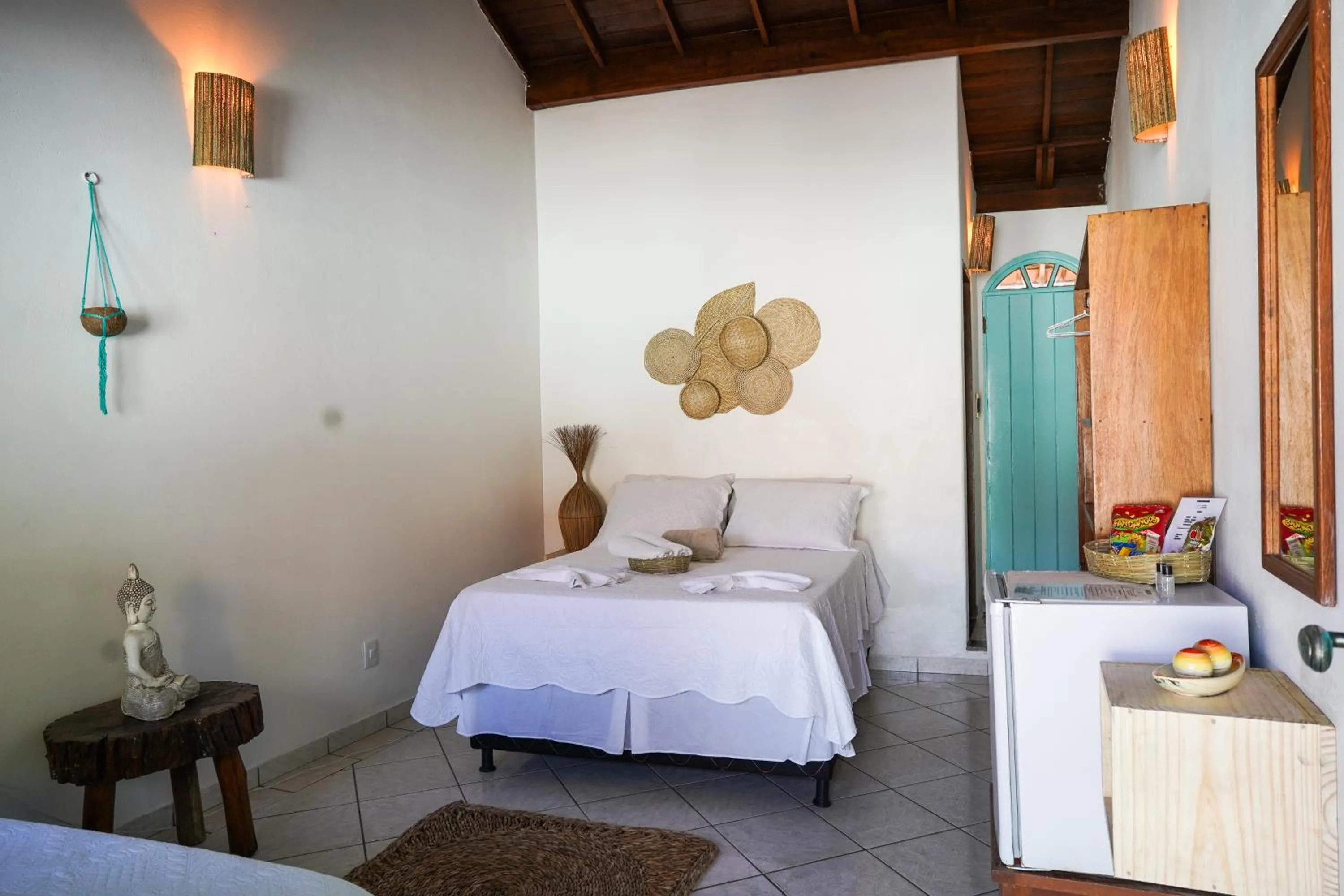 Bed in Pousada Coração do Arraial