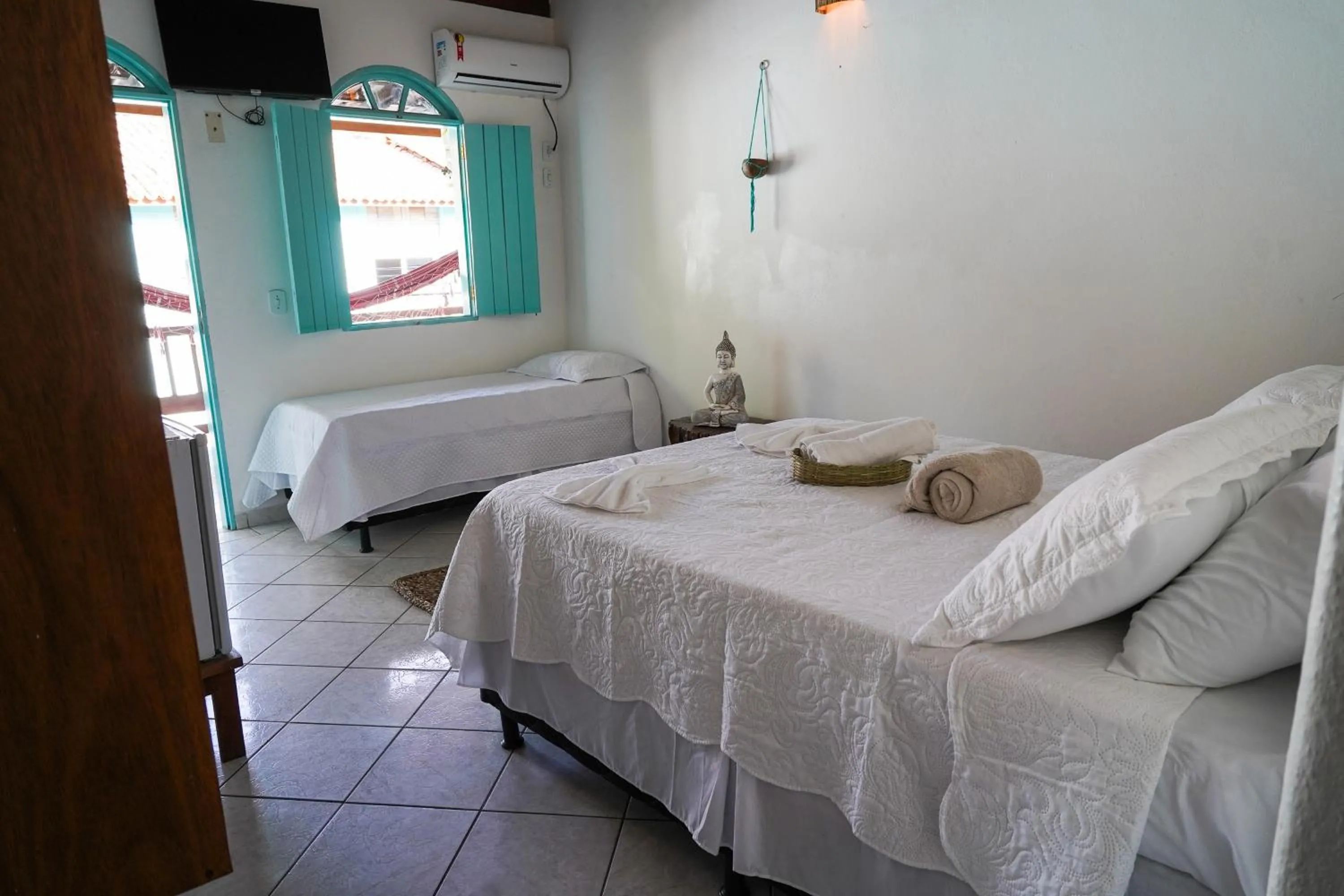 Bed in Pousada Coração do Arraial